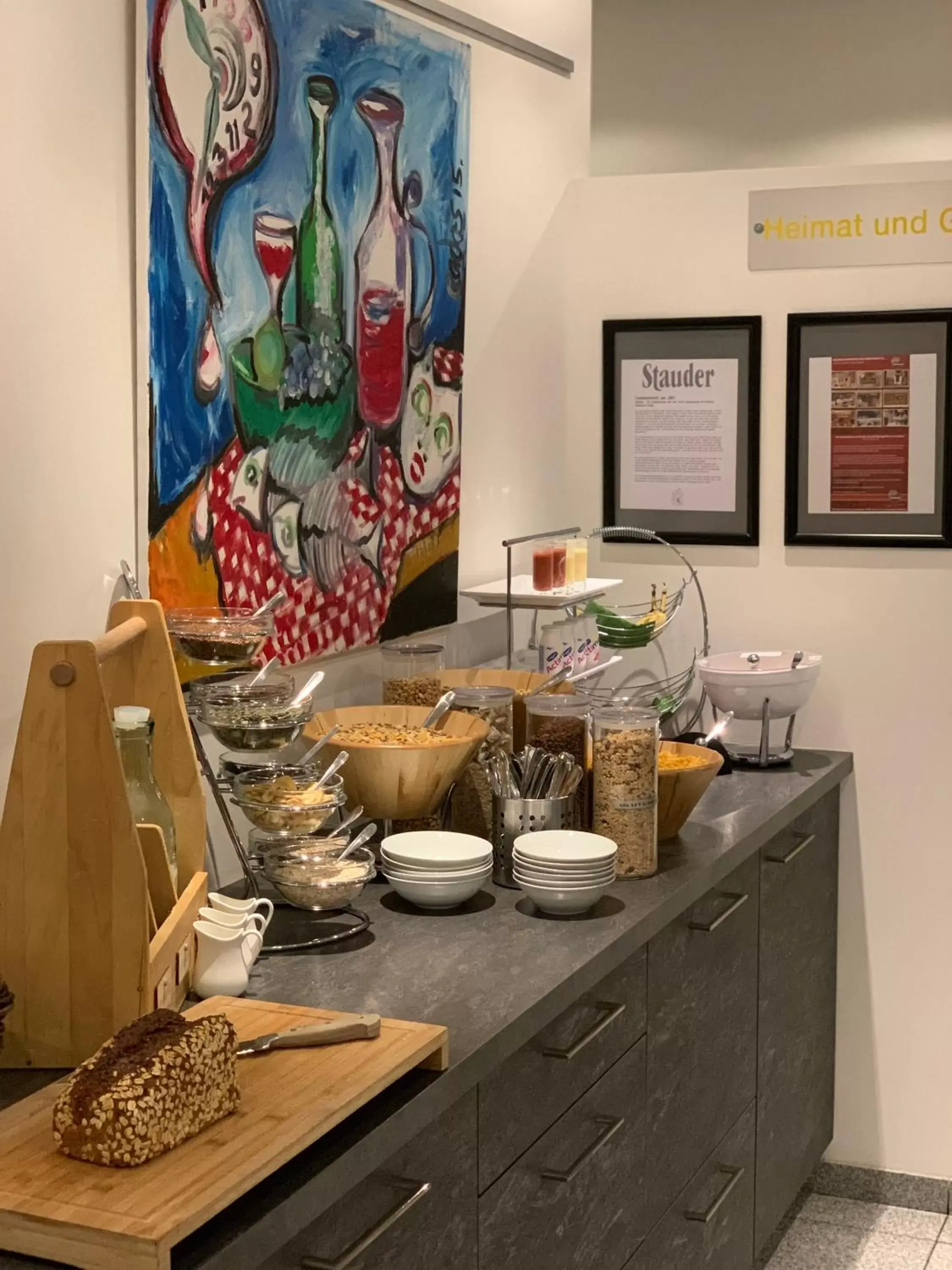 Food and drinks in art Hotel Körschen