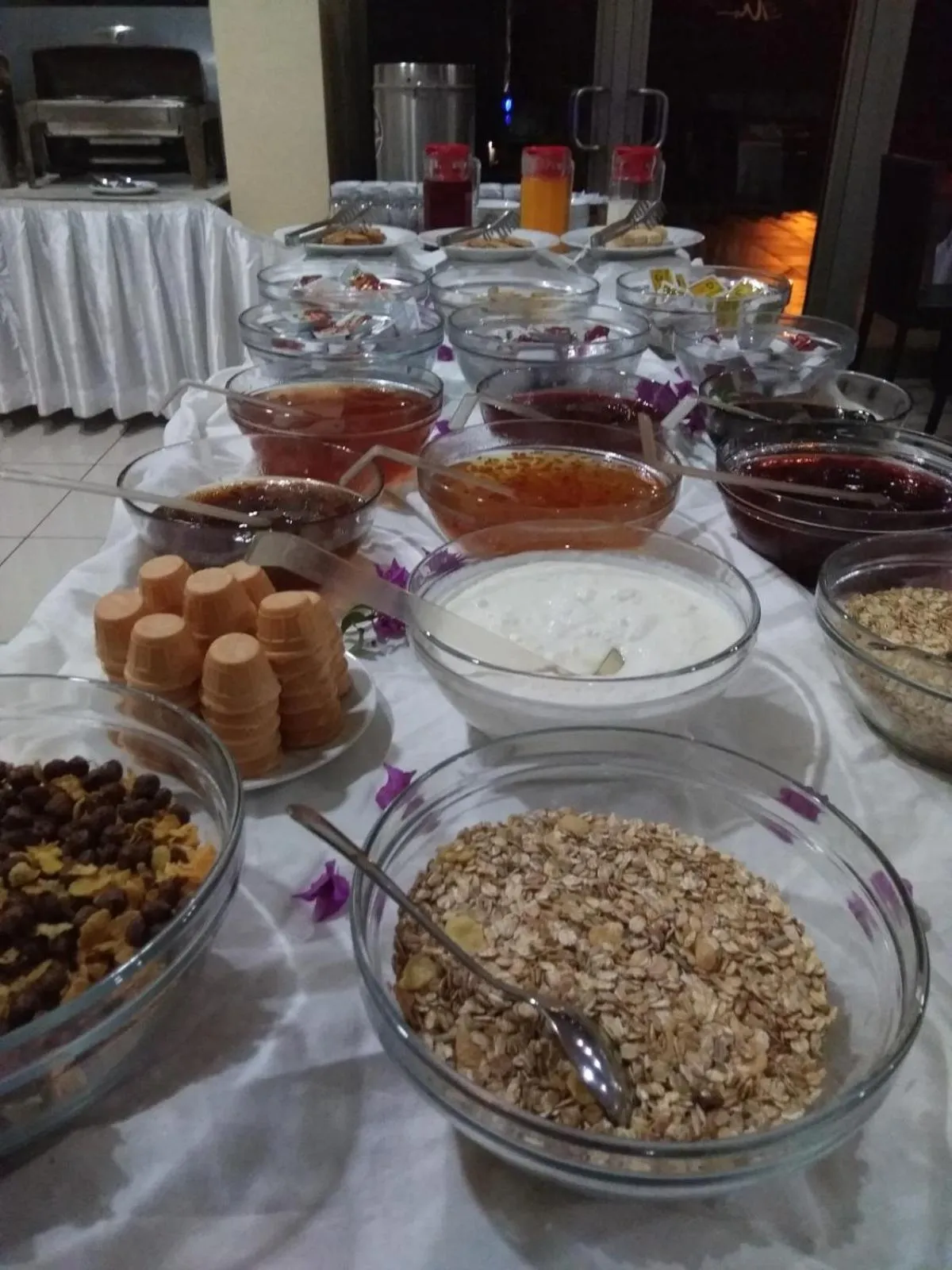 Buffet breakfast in Santa Marina Hotel