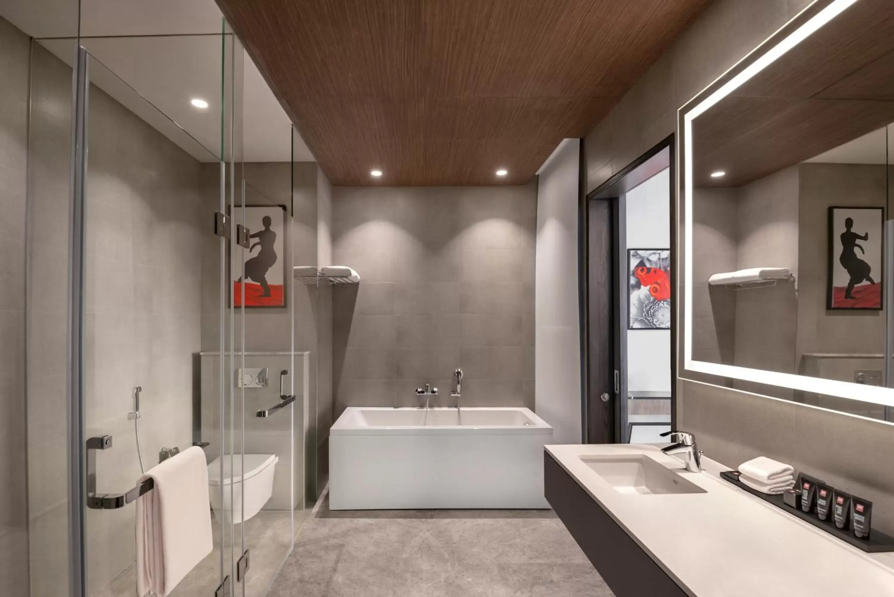 Bathroom in Radisson RED Chandigarh Mohali