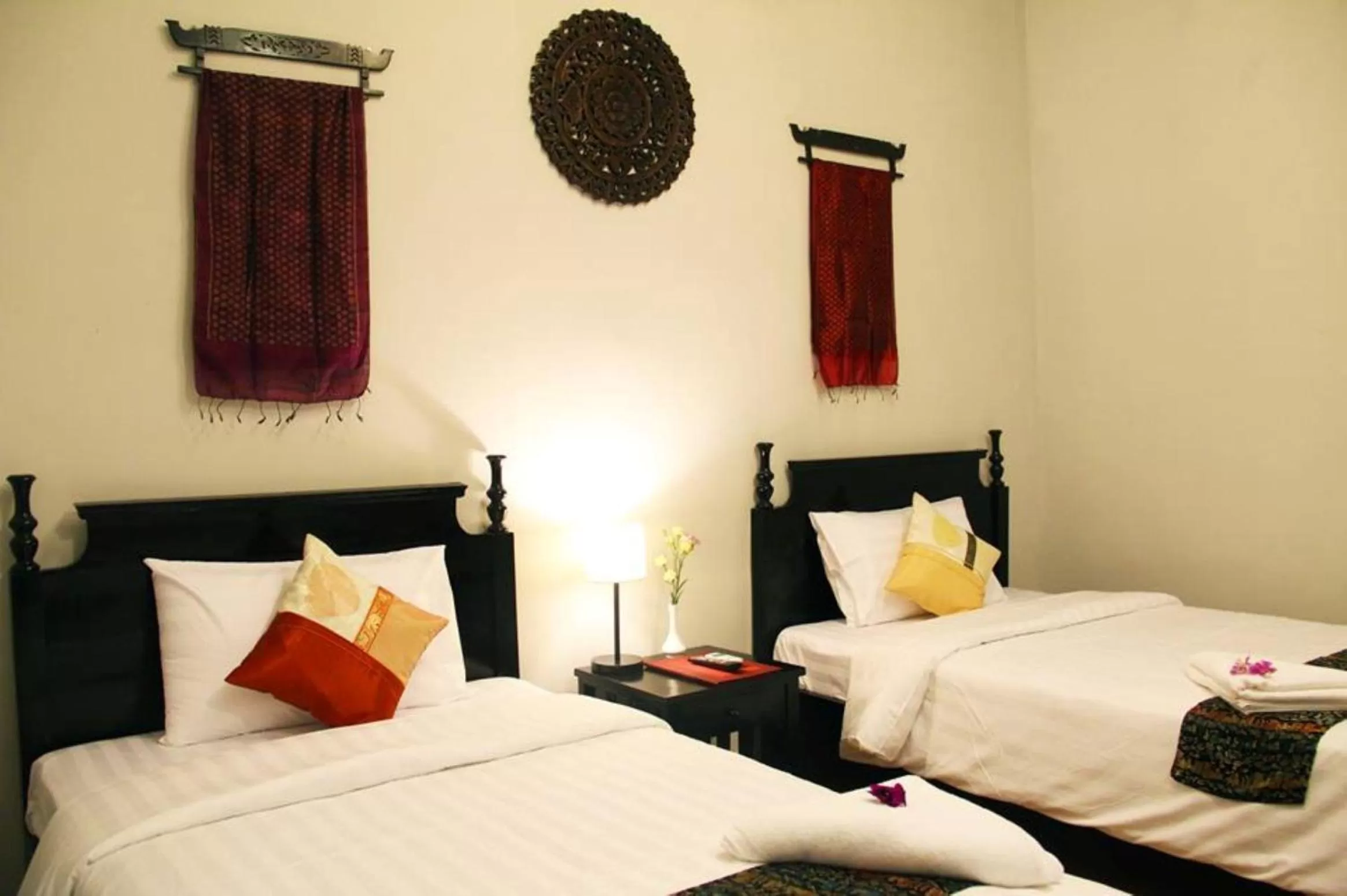 Bed in Cozy Boutique Hotel