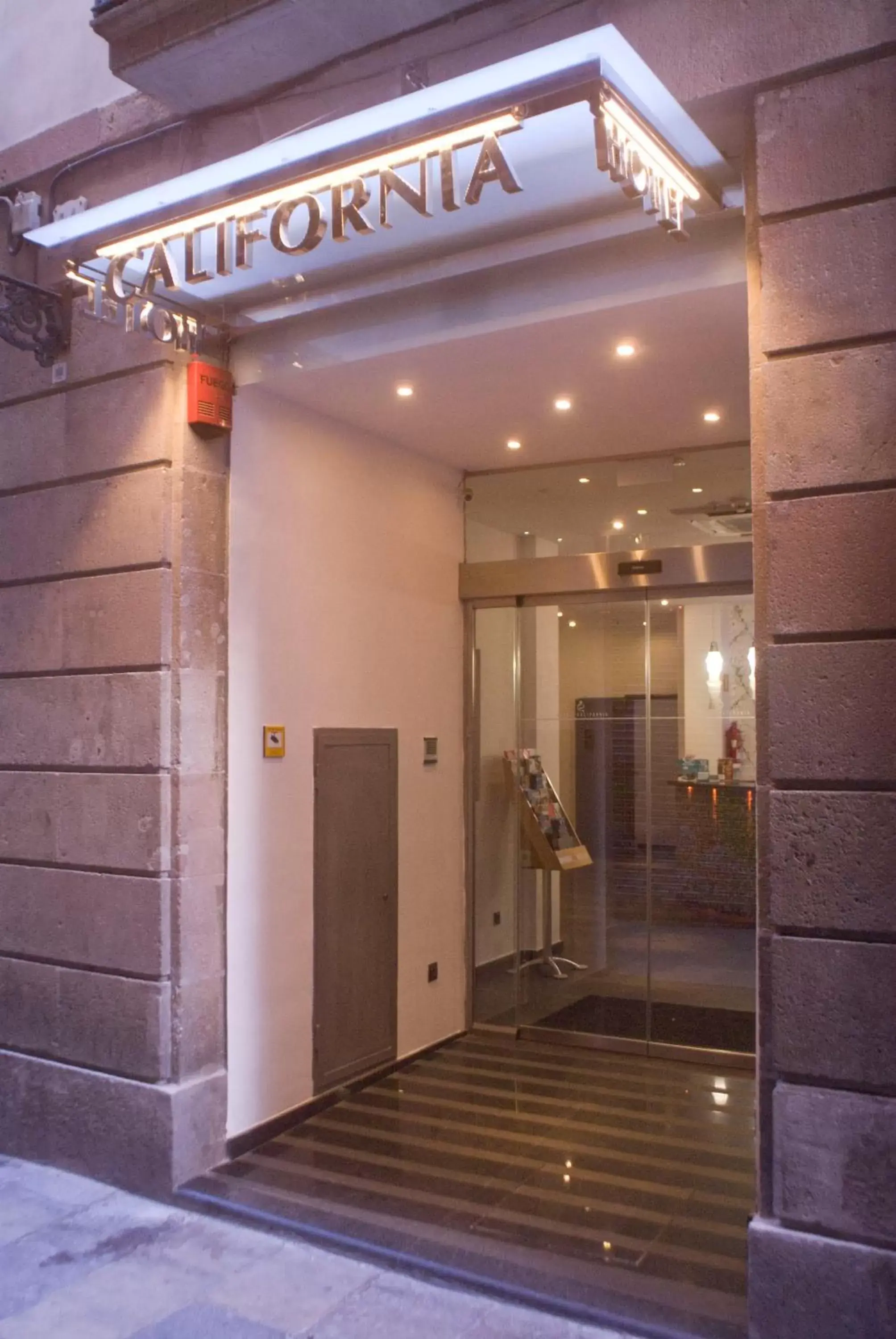 Facade/entrance in Hotel California