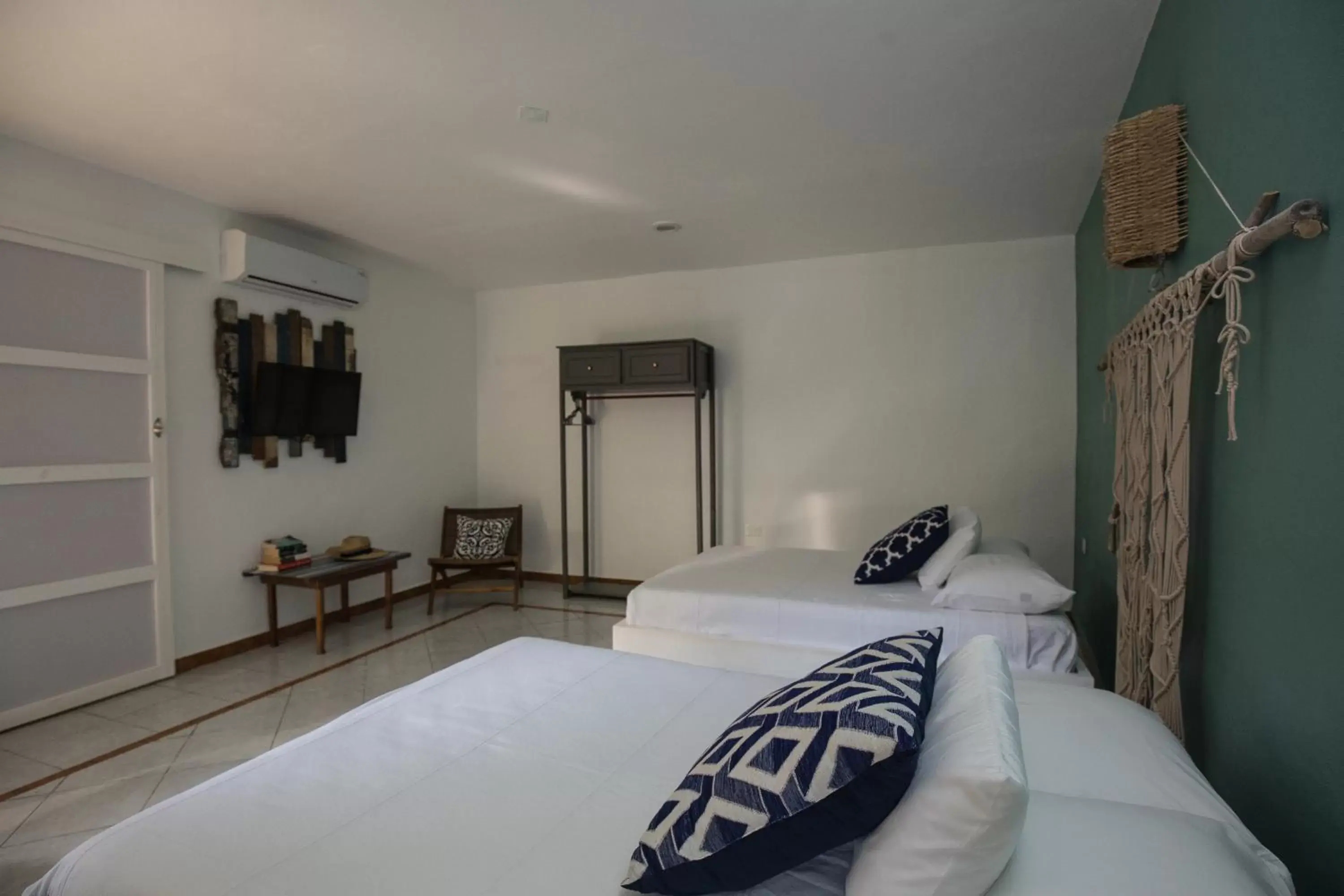 Bedroom, Bed in Casa Colonial Tulum