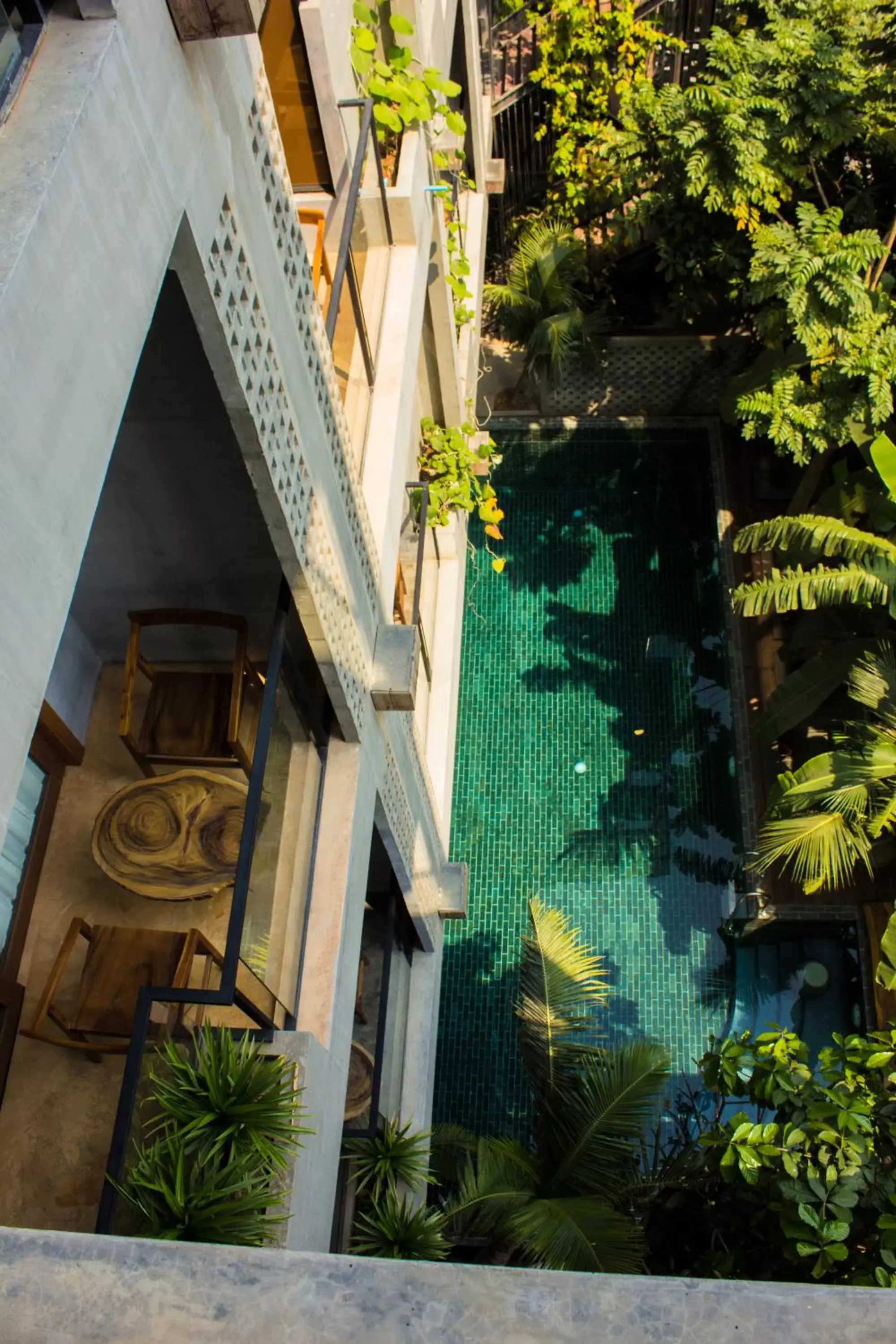 Swimming pool, Property Building in Sarina Boutique Hotel
