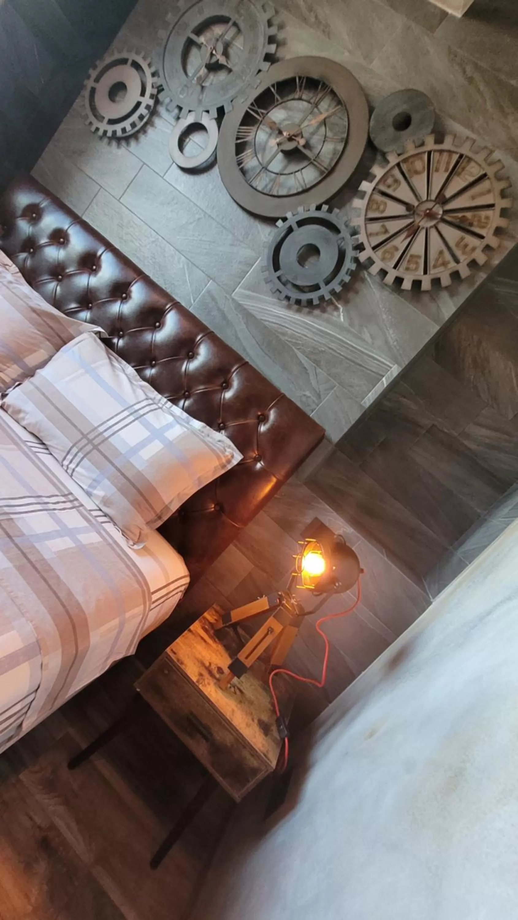 Bed in Terrace Suites Iasi