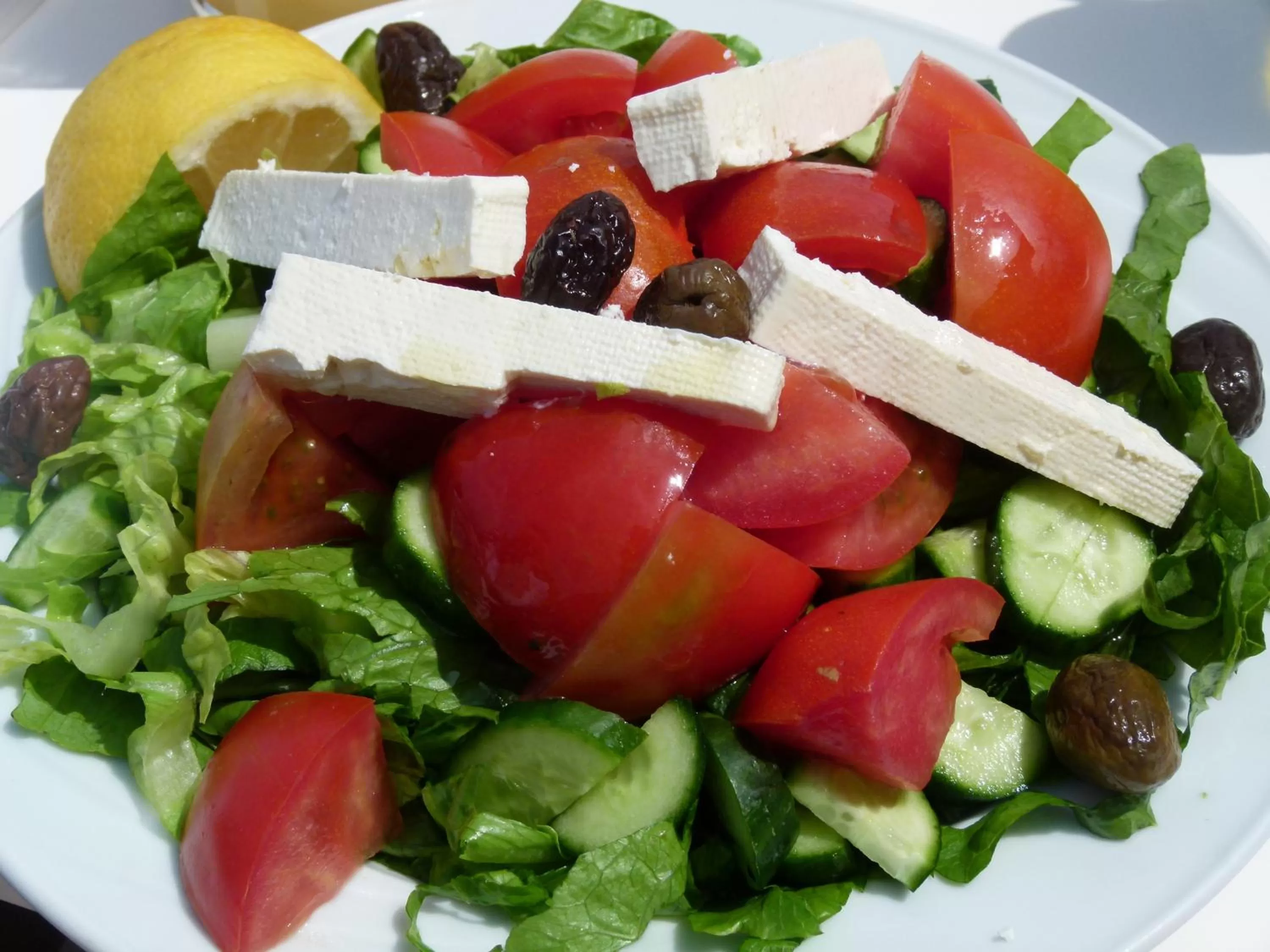 Food close-up in Aphrodite Beach Hotel