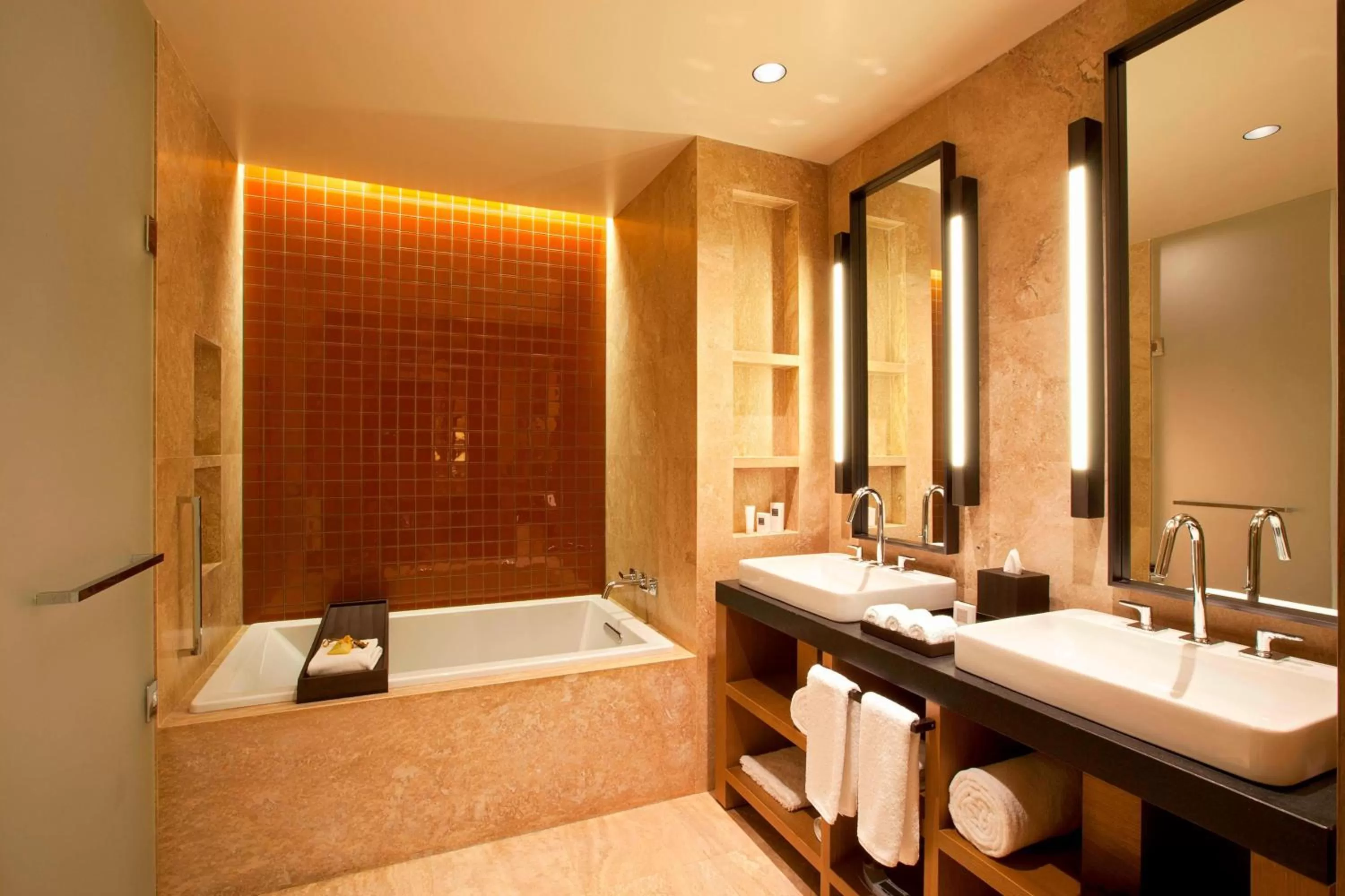 Bathroom, Bed in JW Marriott Los Cabos Beach Resort & Spa