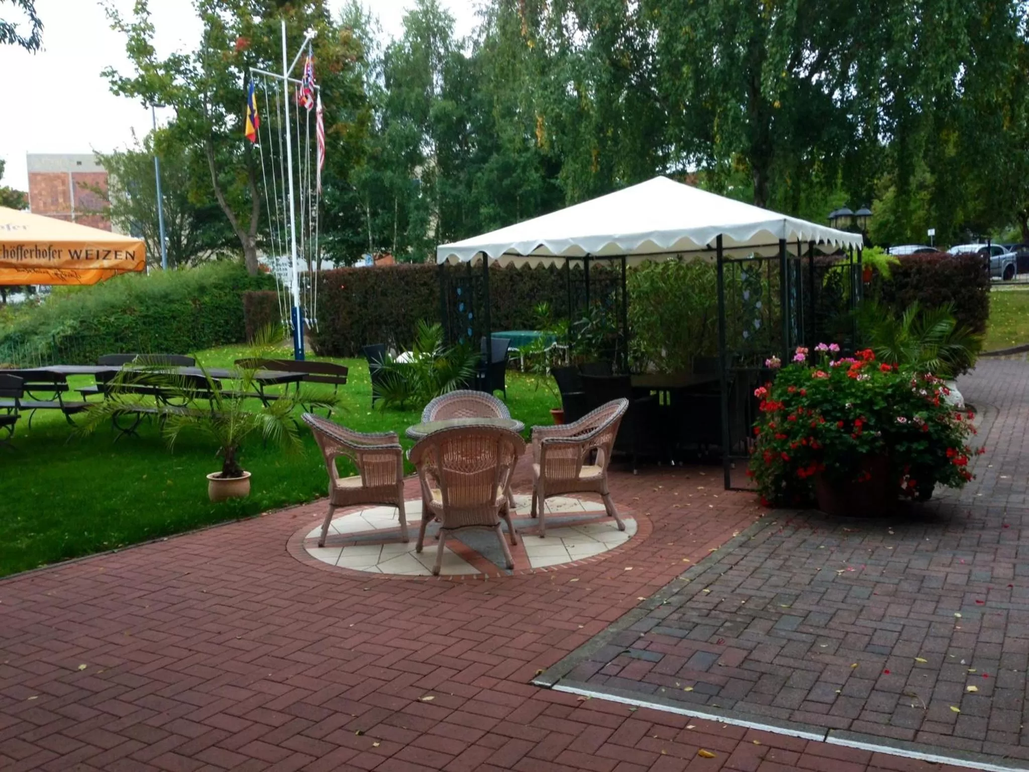 Patio in Hotel Bertramshof