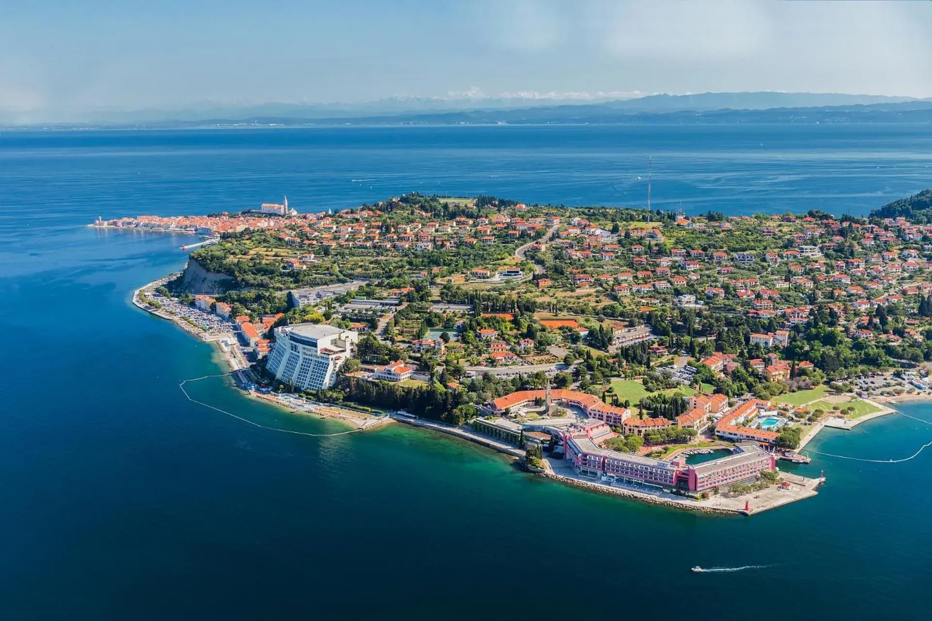 Nearby landmark, Bird's-eye View in Grand Hotel Bernardin