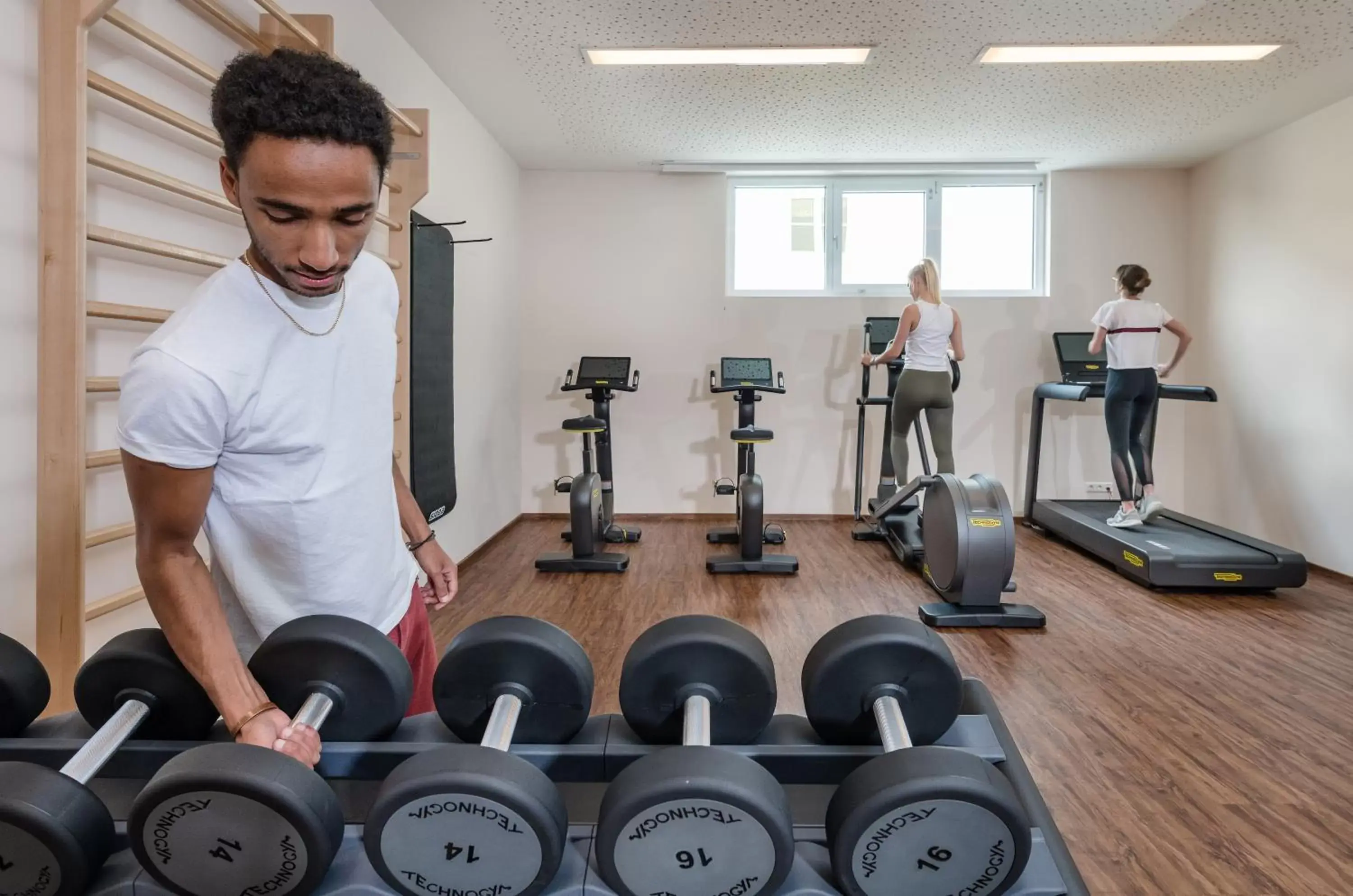 Fitness centre/facilities, Fitness Center/Facilities in Hotel Norica - Thermenhotels Gastein mit dem Bademantel direkt in die Therme