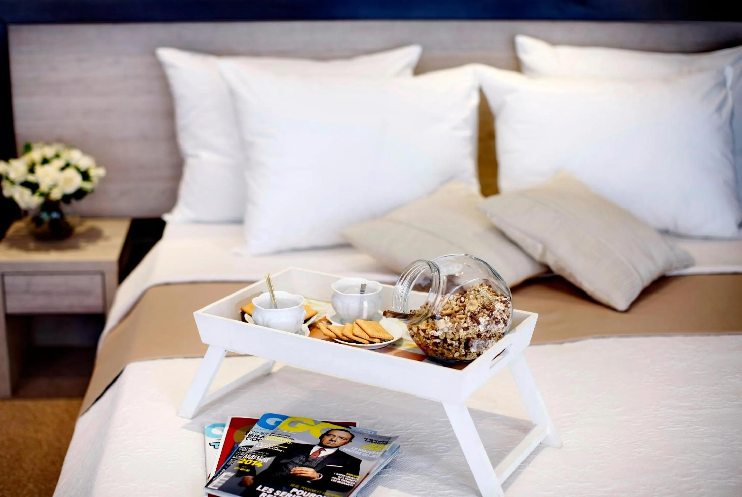 Bed in Garni Hotel Vozarev