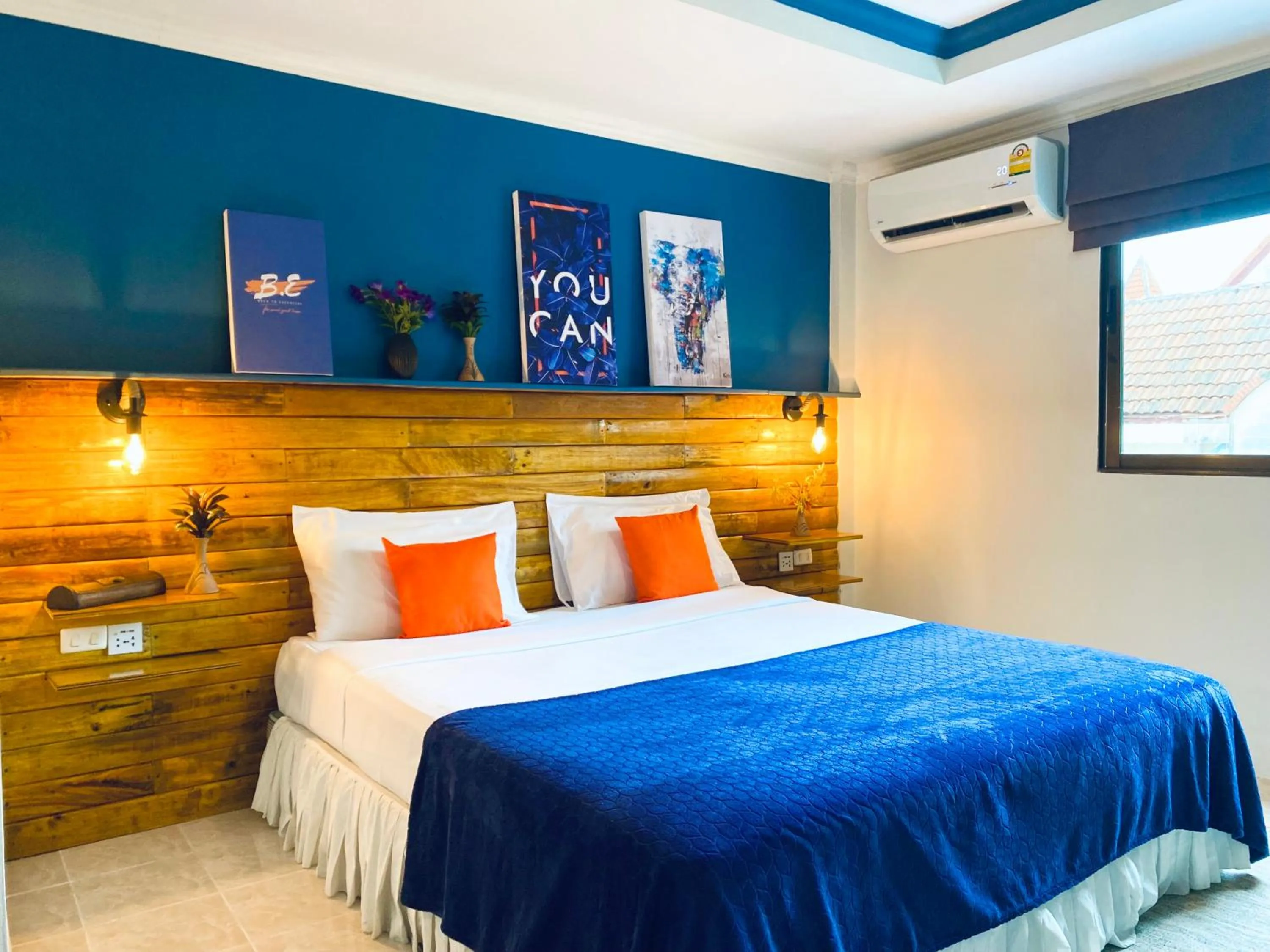 Bed in BH Baan Paradise Hotel Patong