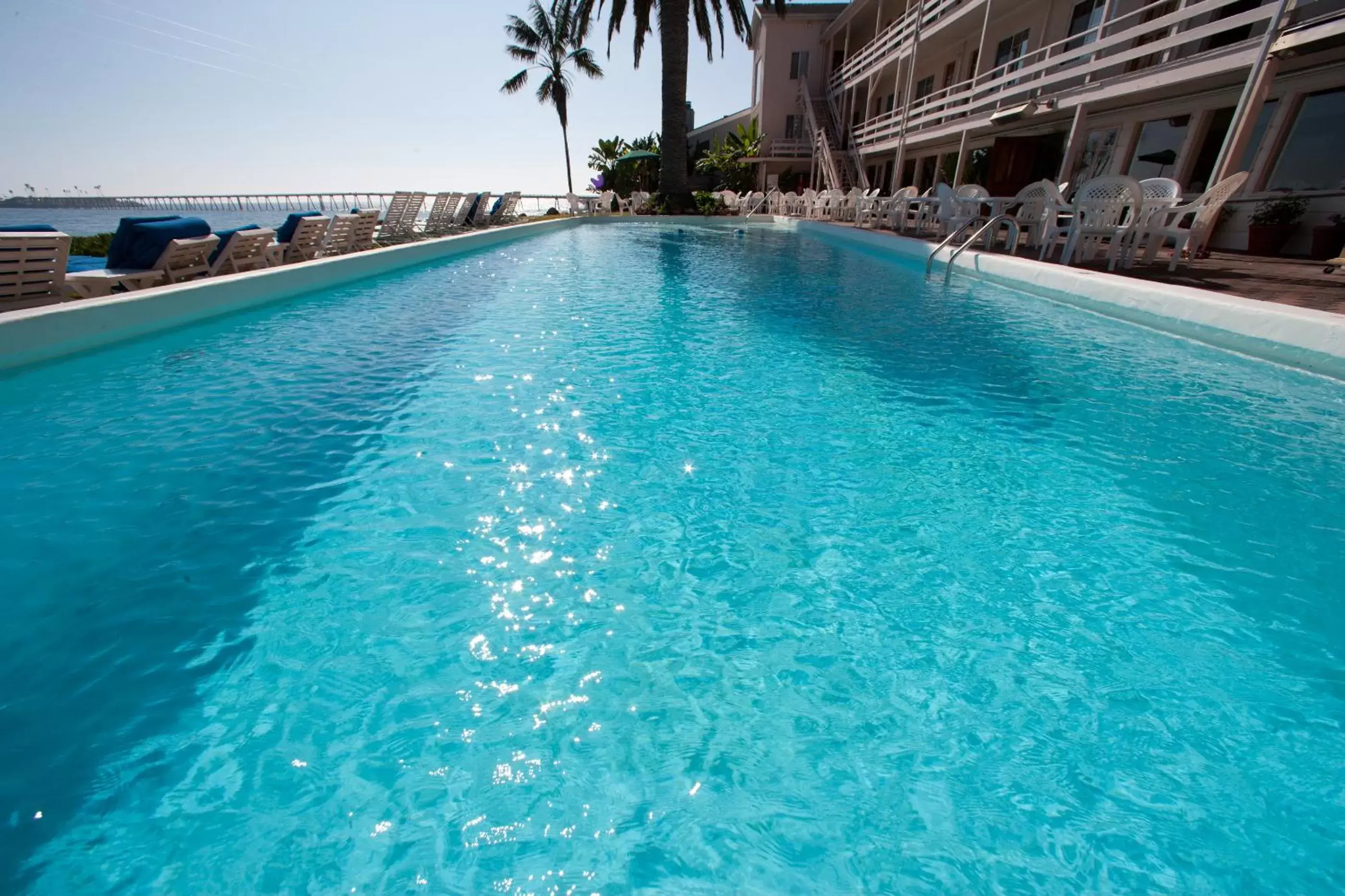 Garden view in Cliff House Inn Garden view in Cliff House Inn