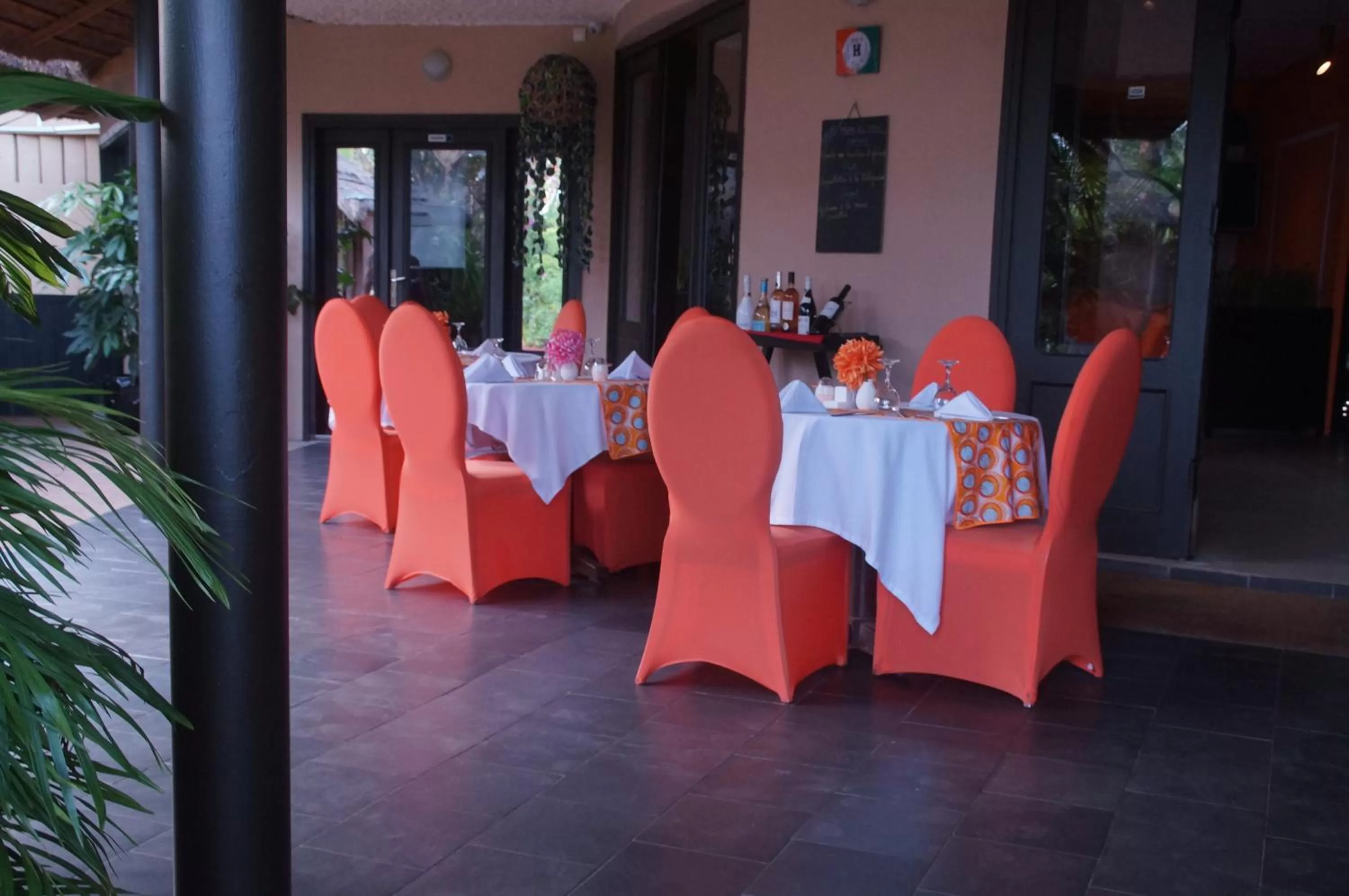 Patio in Hotel Le Marly