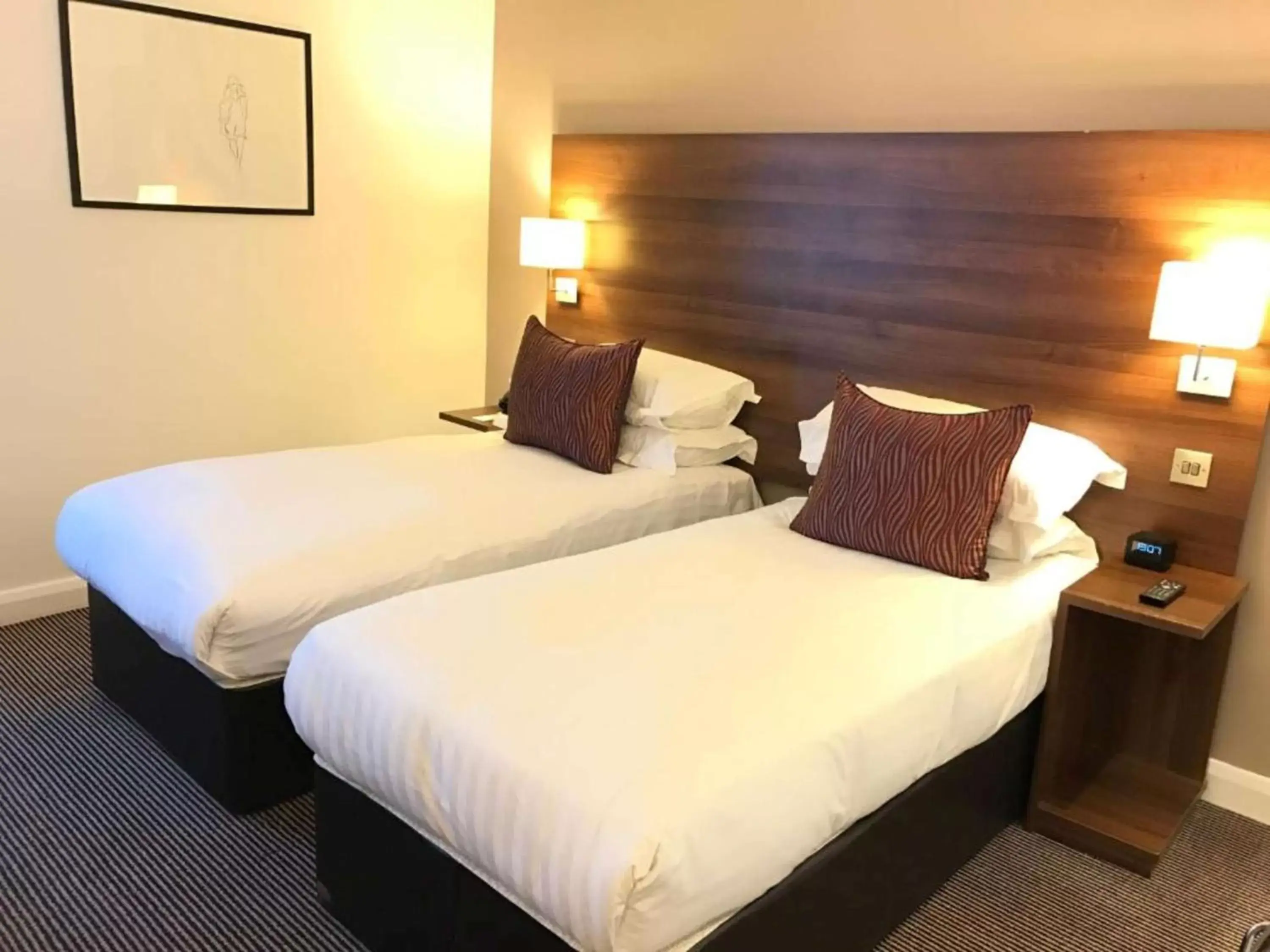 Bed in DoubleTree by Hilton Chester