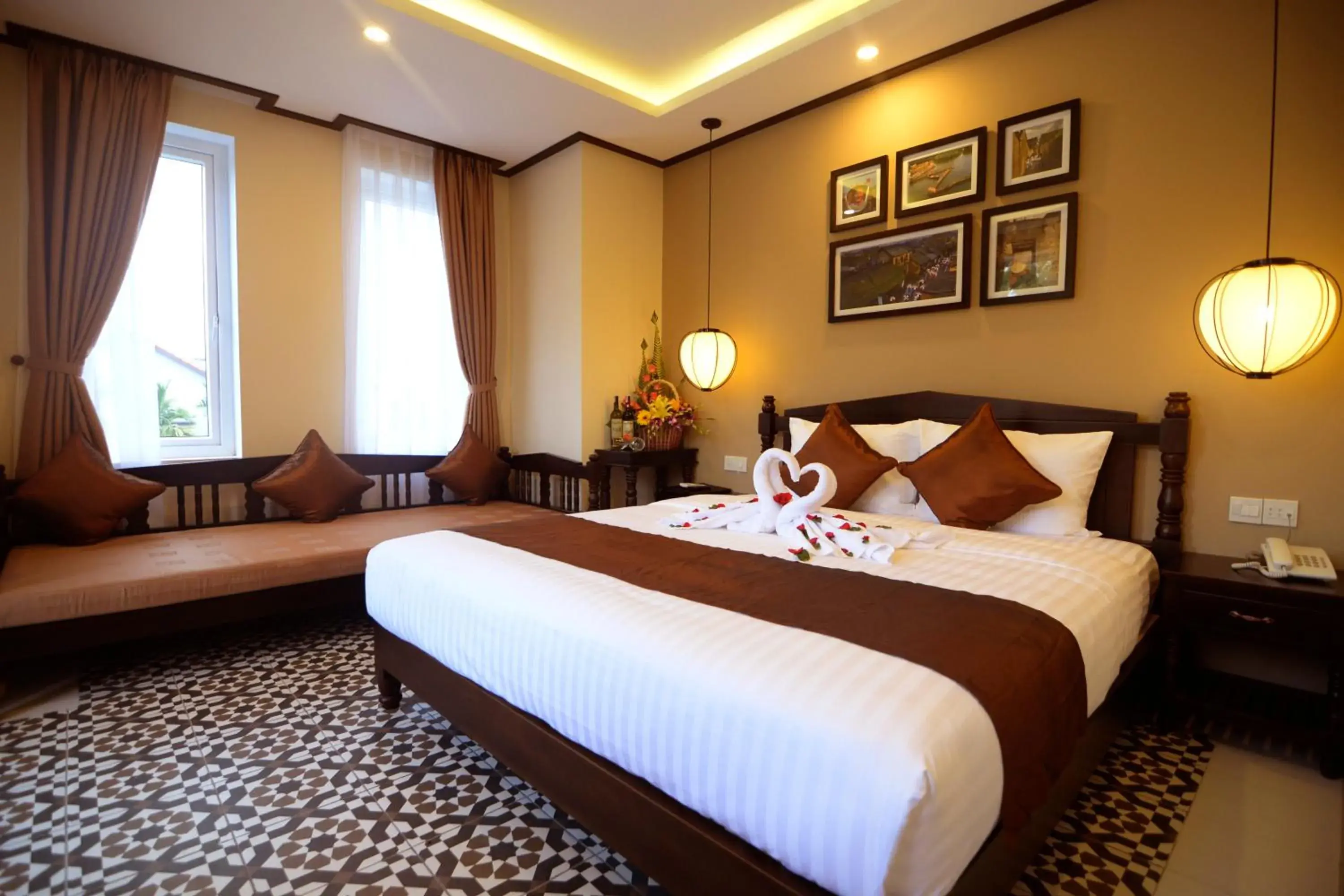 Day, Bed in Golden Bell Hoi An Boutique Villa