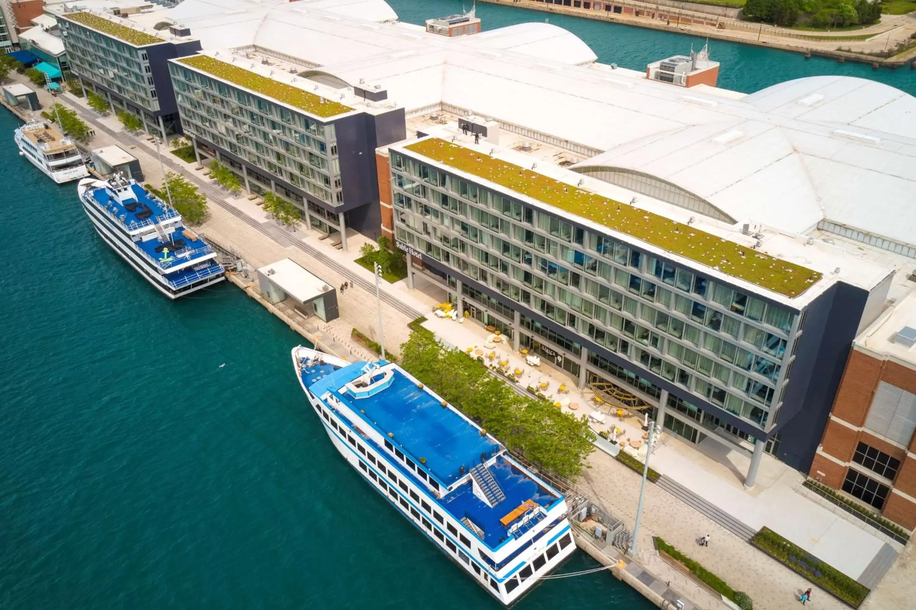 Property building, Bird's-eye View in Sable At Navy Pier Chicago, Curio Collection By Hilton
