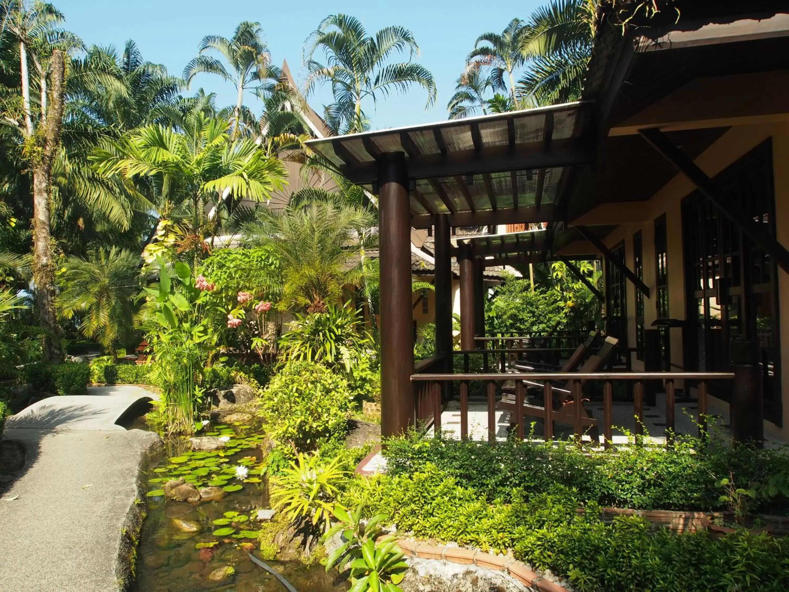 Natural landscape, Garden in Khaolak Palm Beach Resort