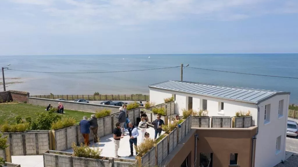 Balcony/Terrace, Sea View in Brise du Large - Maison d'Ault