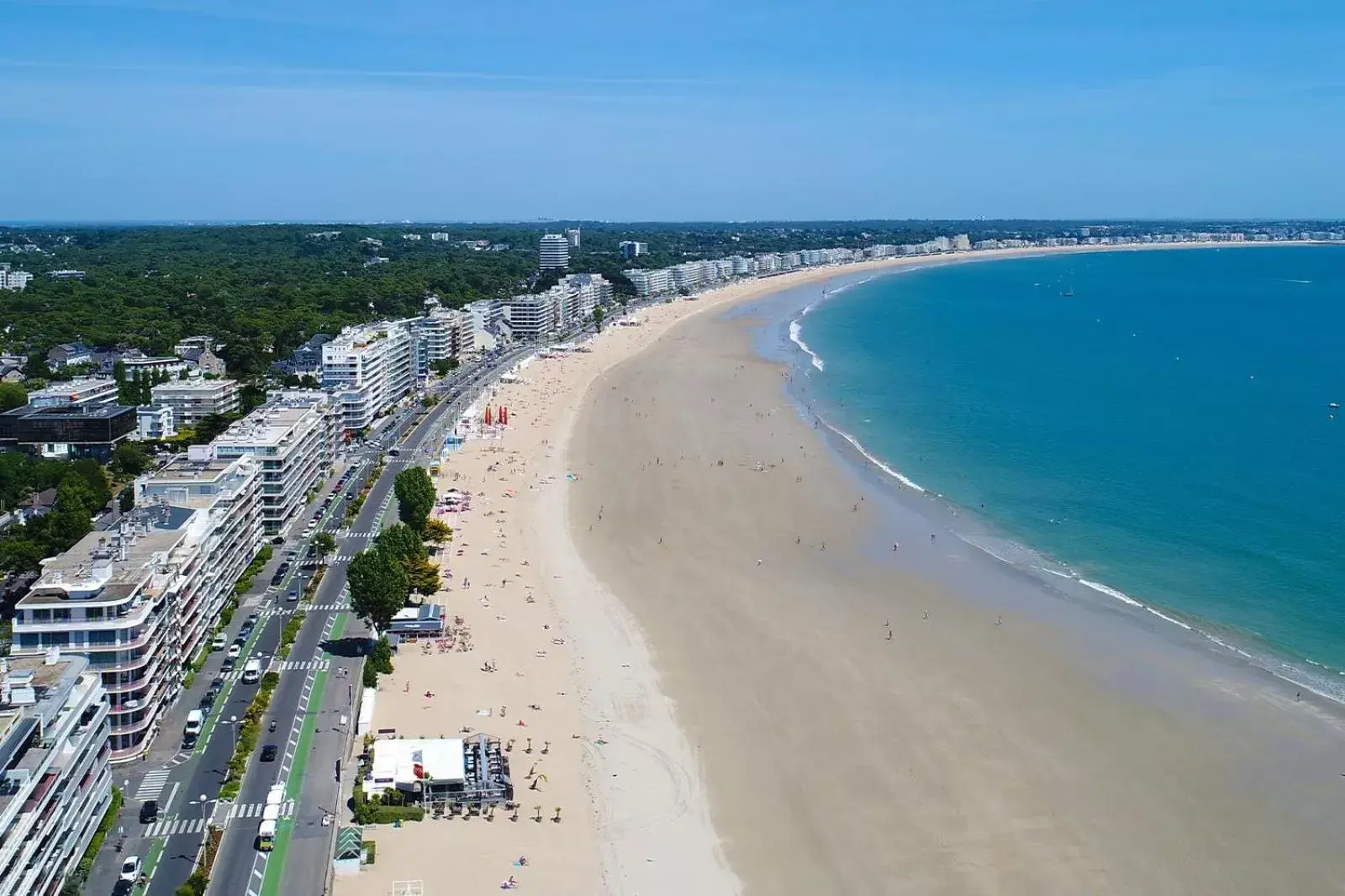 Beach, Bird's-eye View in Best Western Brittany La Baule Centre