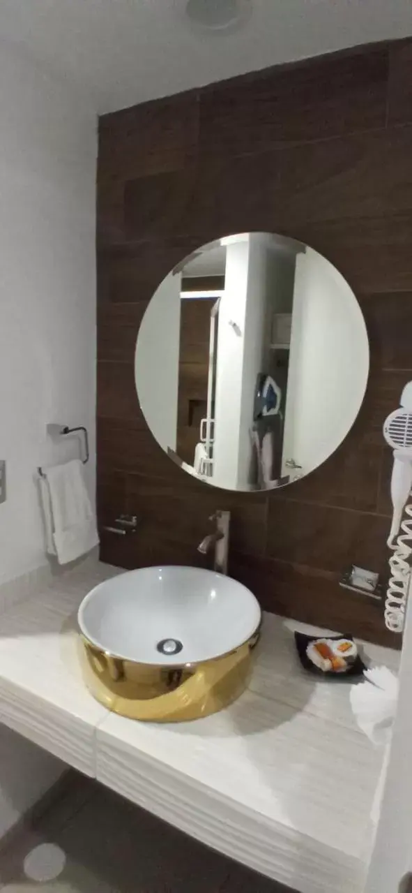 Bathroom in Hotel Medrano Temáticas and Business Rooms Aguascalientes