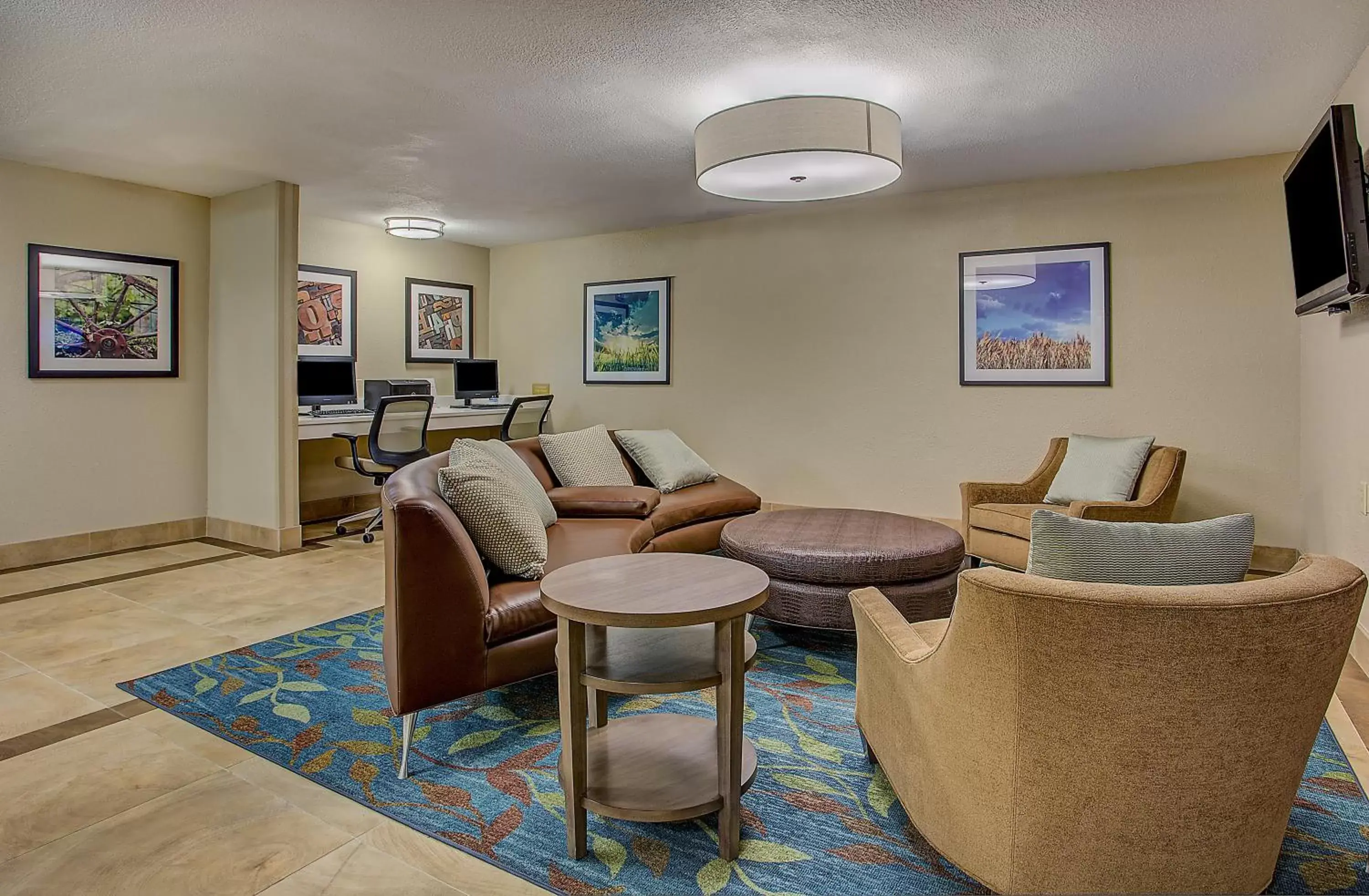 Property building, Seating Area in Candlewood Suites Louisville Airport, an IHG Hotel