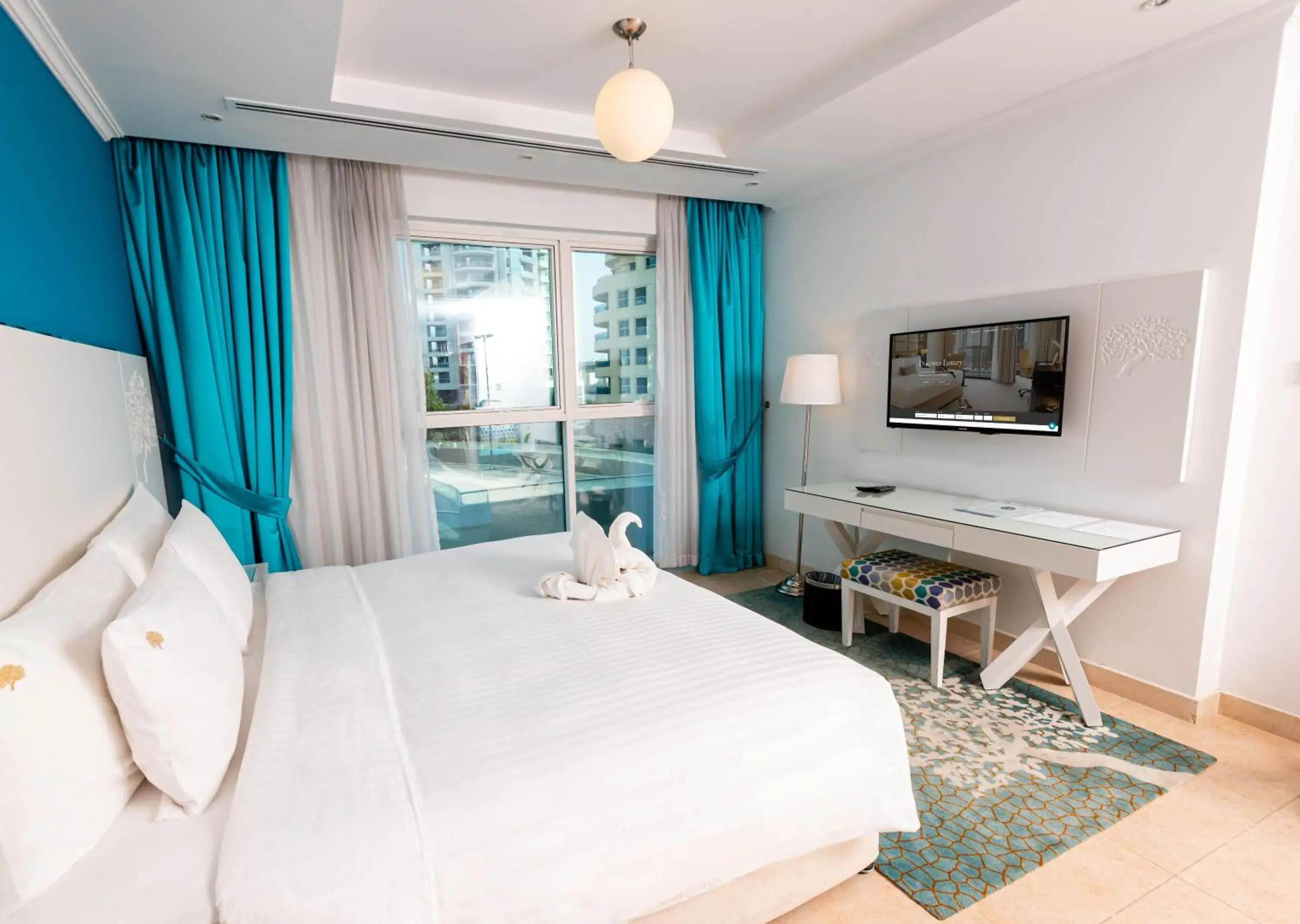 Bed in Jannah Marina Hotel Apartments