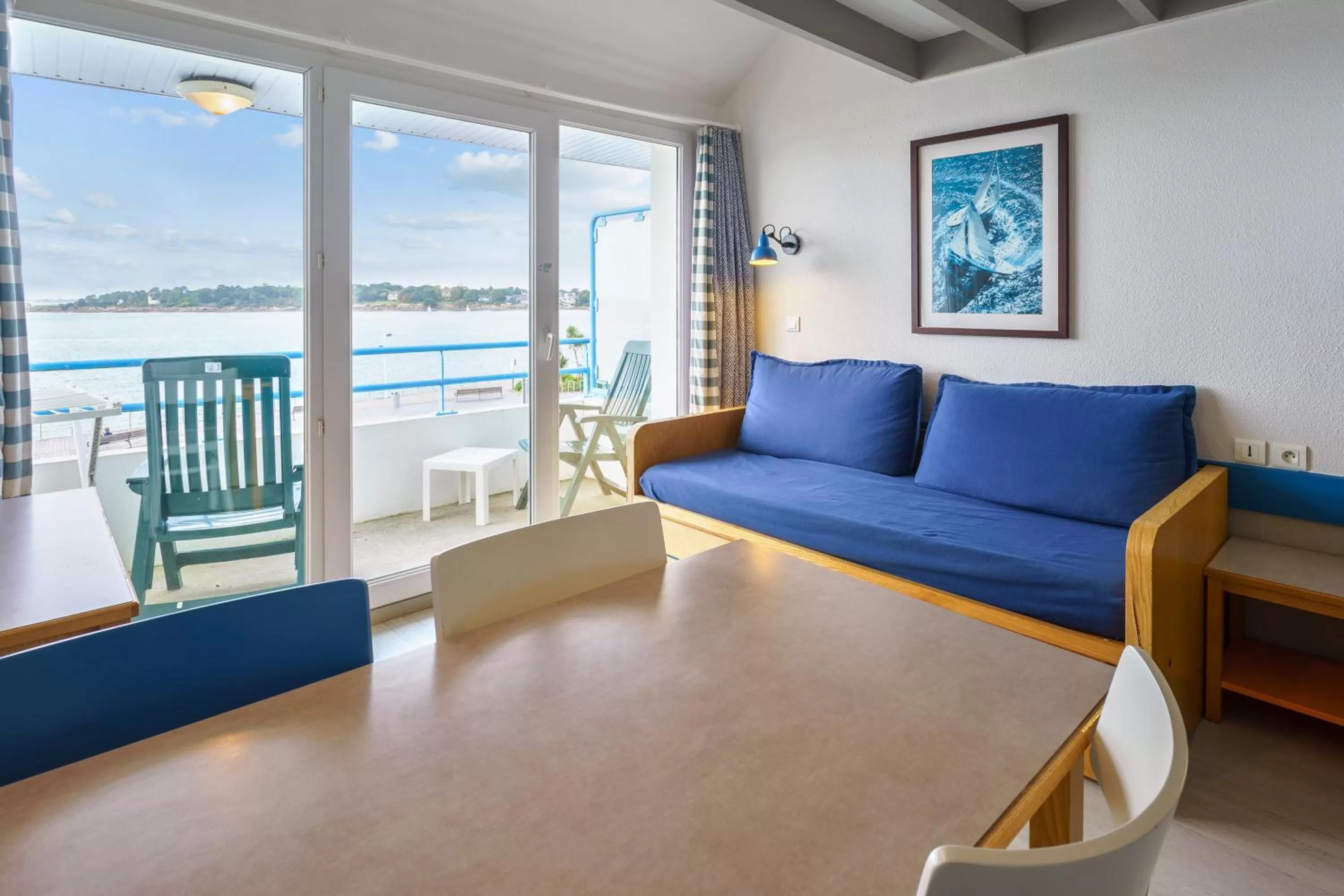 Patio in Résidence Pierre & Vacances la Corniche de la Plage