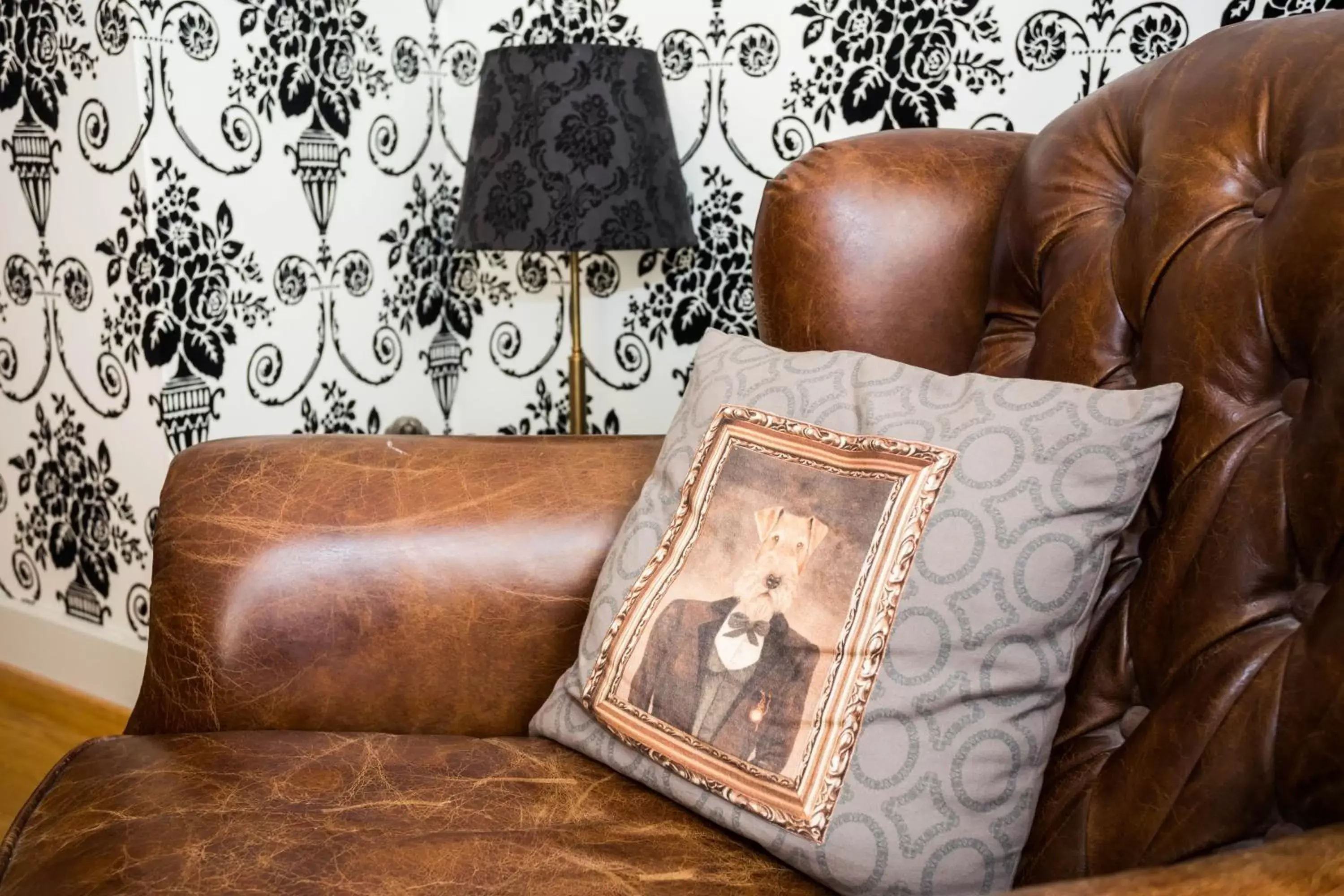 Decorative detail, Seating Area in Townhouse Boutique Hotel