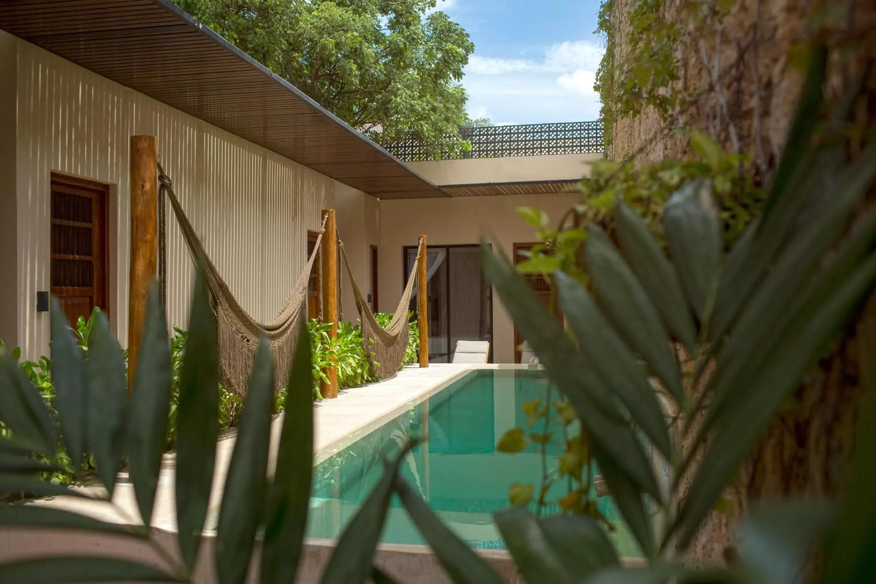 Balcony/Terrace, Swimming Pool in Ya'ax Hotel Boutique