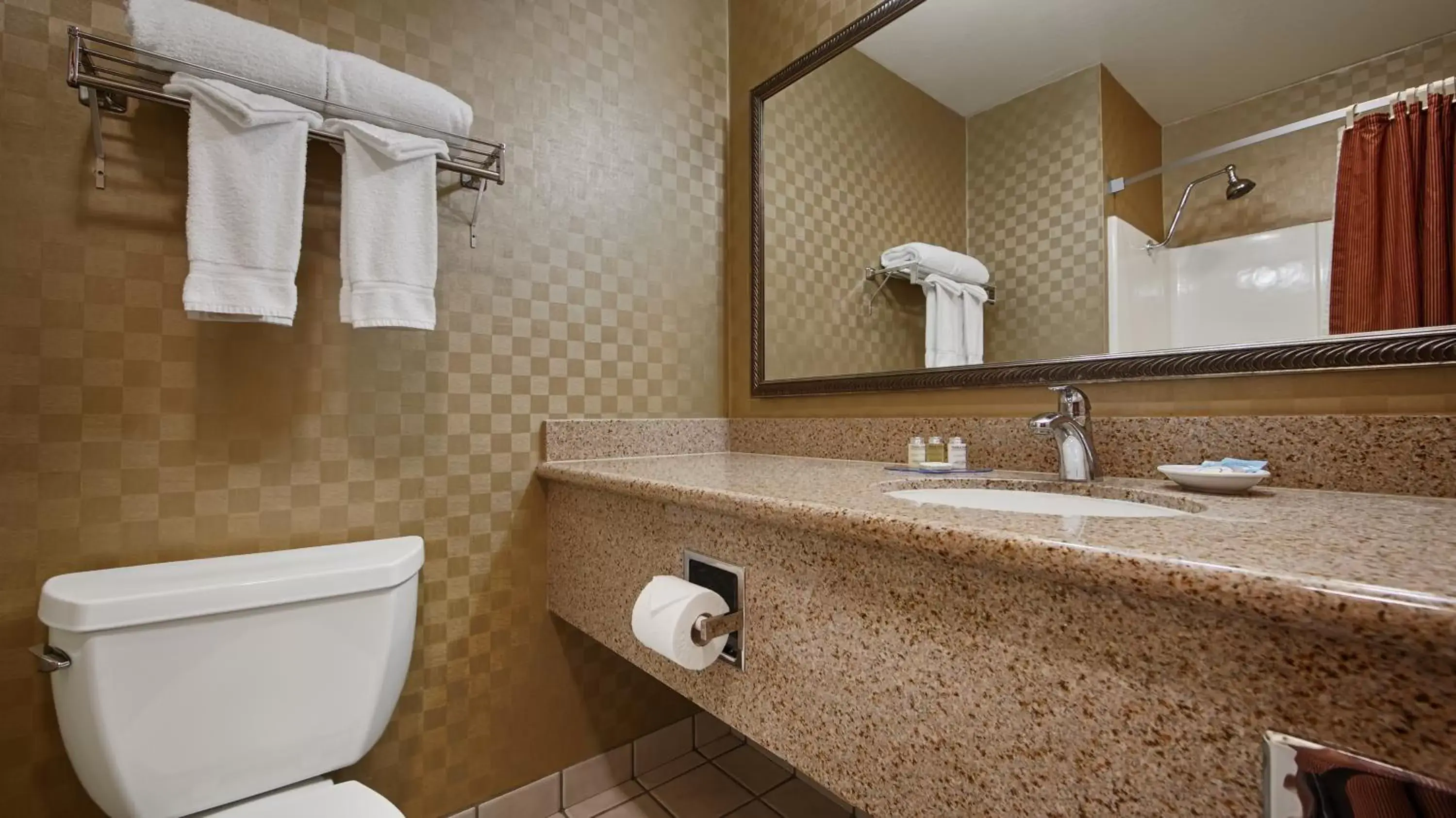 Bathroom in Best Western De Anza Inn