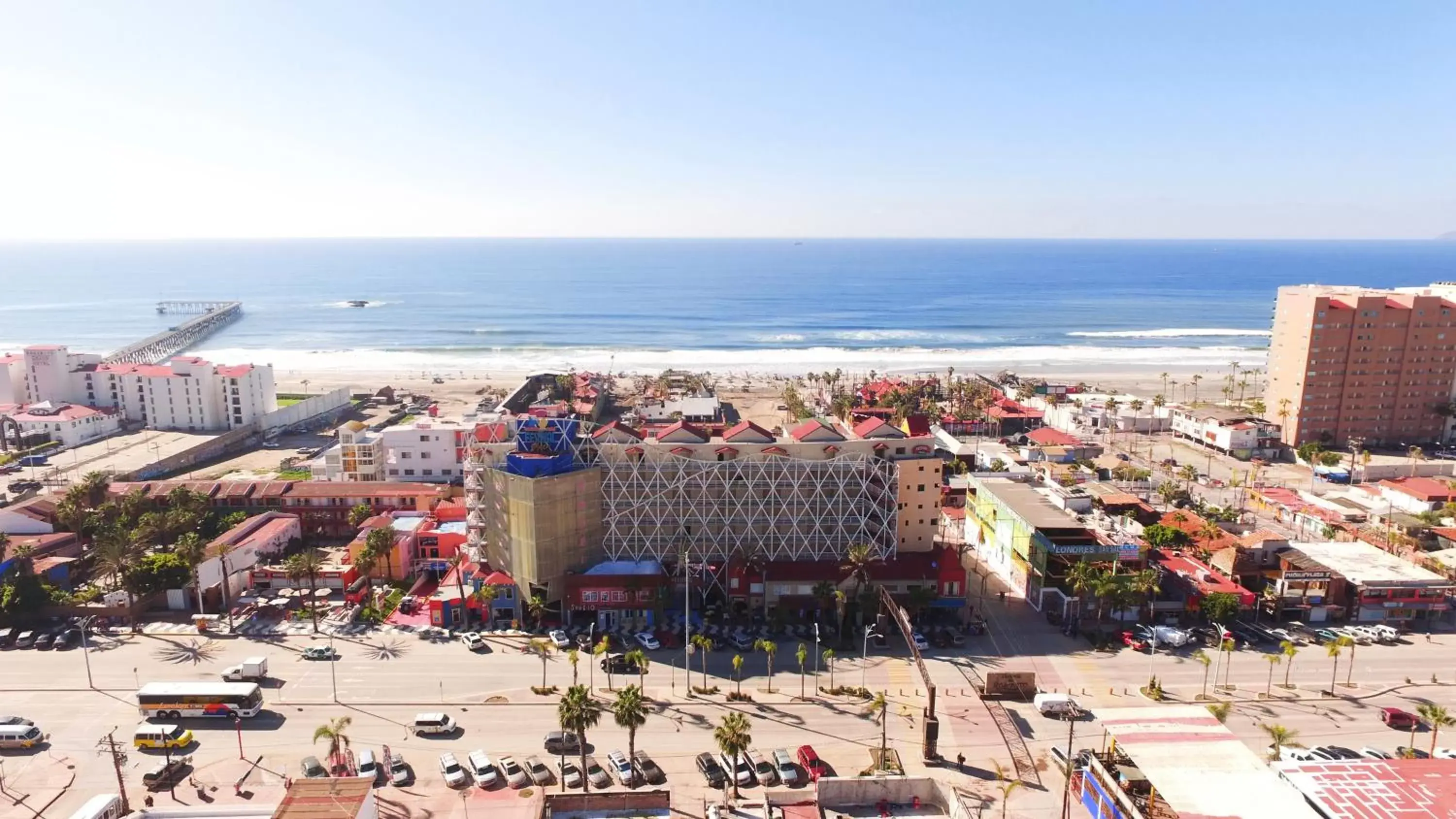 View (from property/room), Bird's-eye View in Hotel Festival Plaza Playas Rosarito