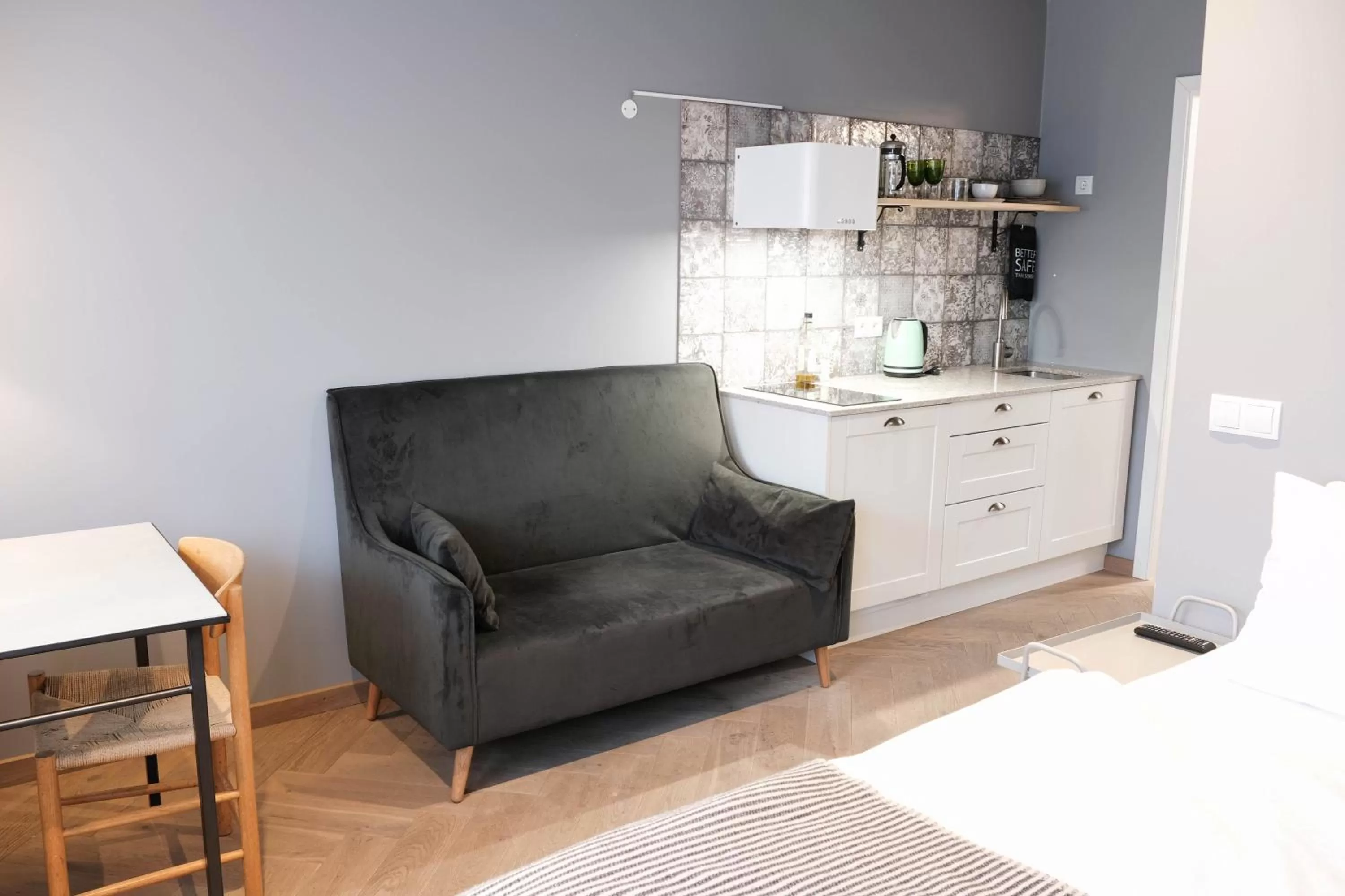 Kitchen or kitchenette in Saga Studios by Heimaleiga