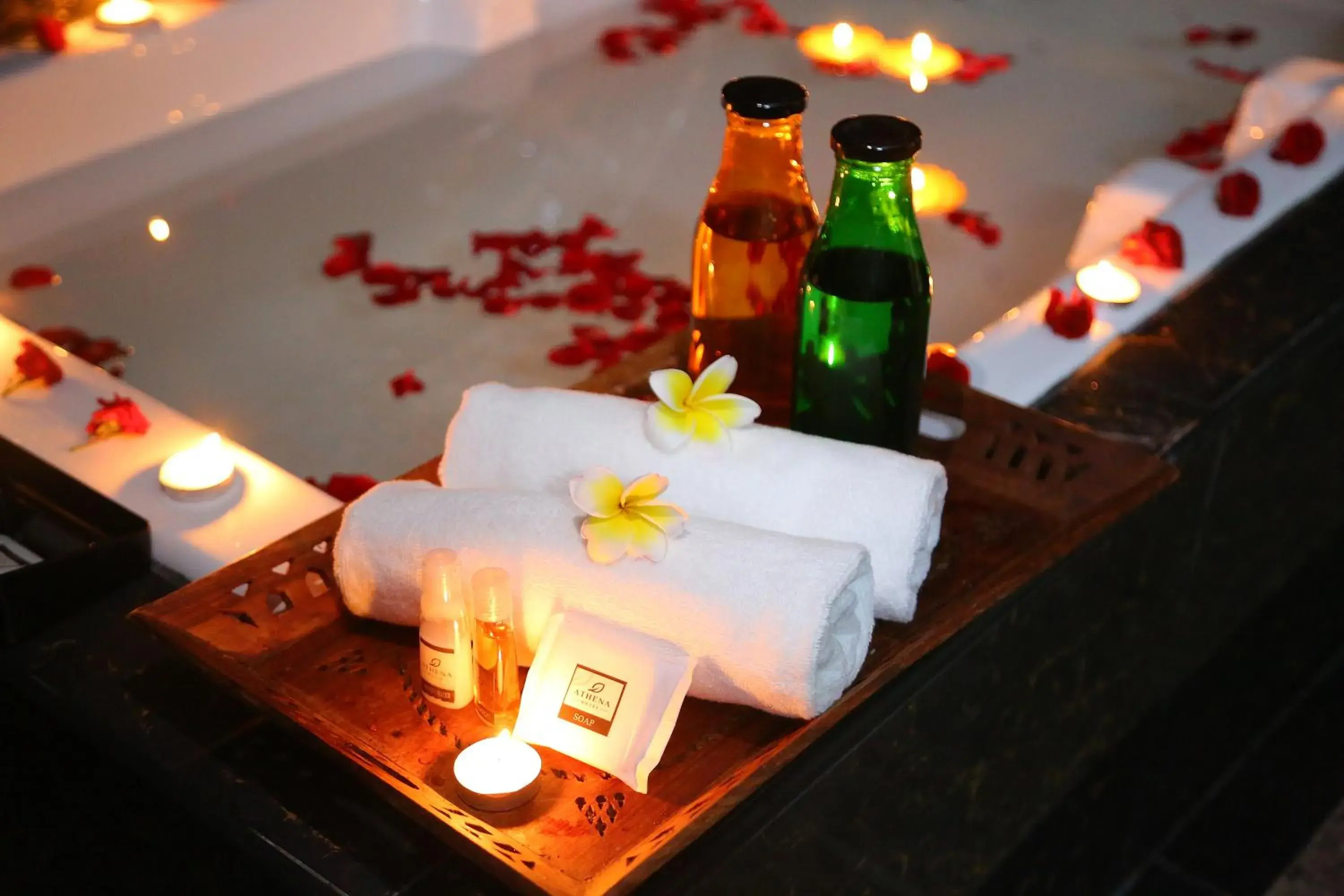 Bathroom in Athena Hotel Bathroom in Athena Hotel