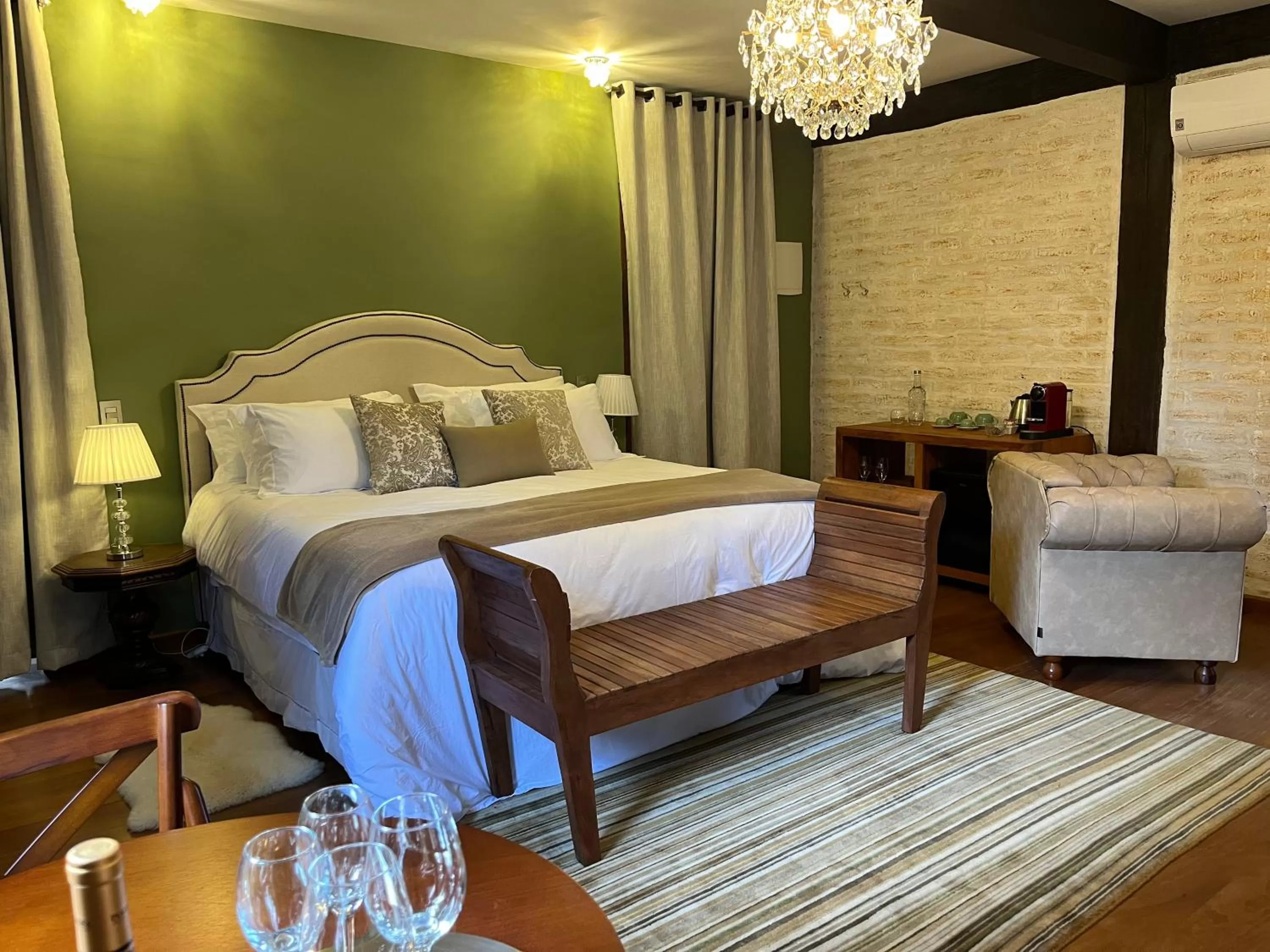 Bed in Pousada Dona Bendita