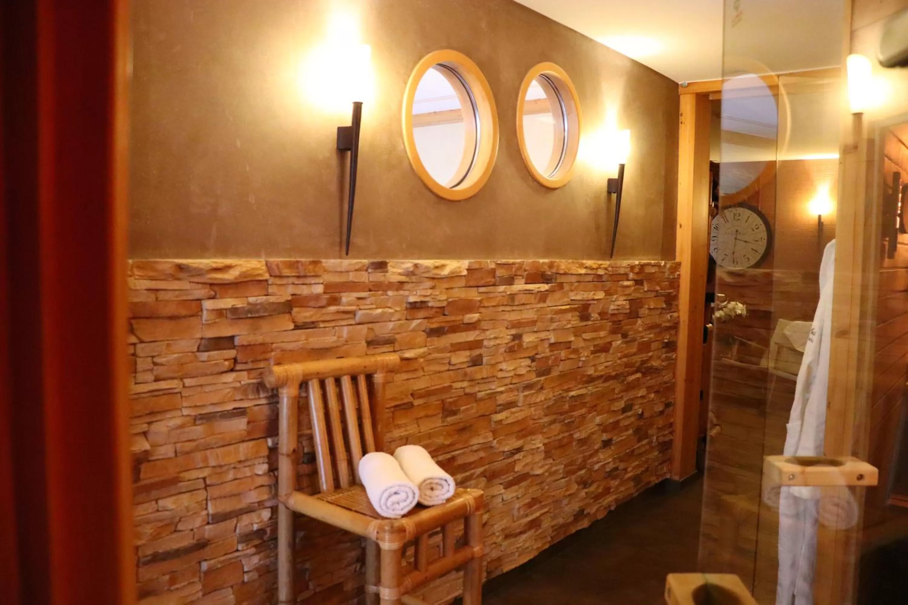 Sauna, Bathroom in Haus Hubertus