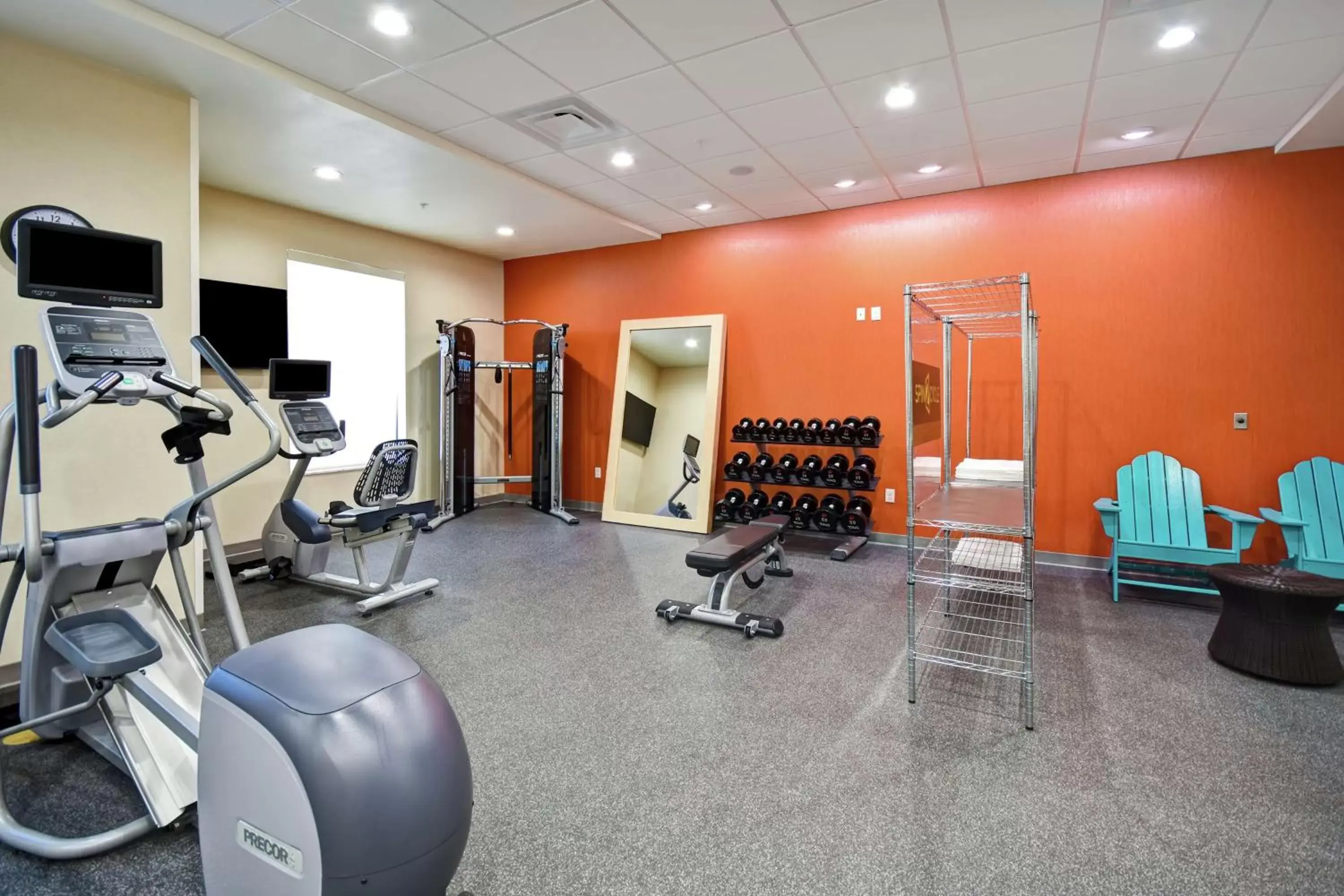 Fitness centre/facilities, Fitness Center/Facilities in Home2 Suites By Hilton Oklahoma City Airport