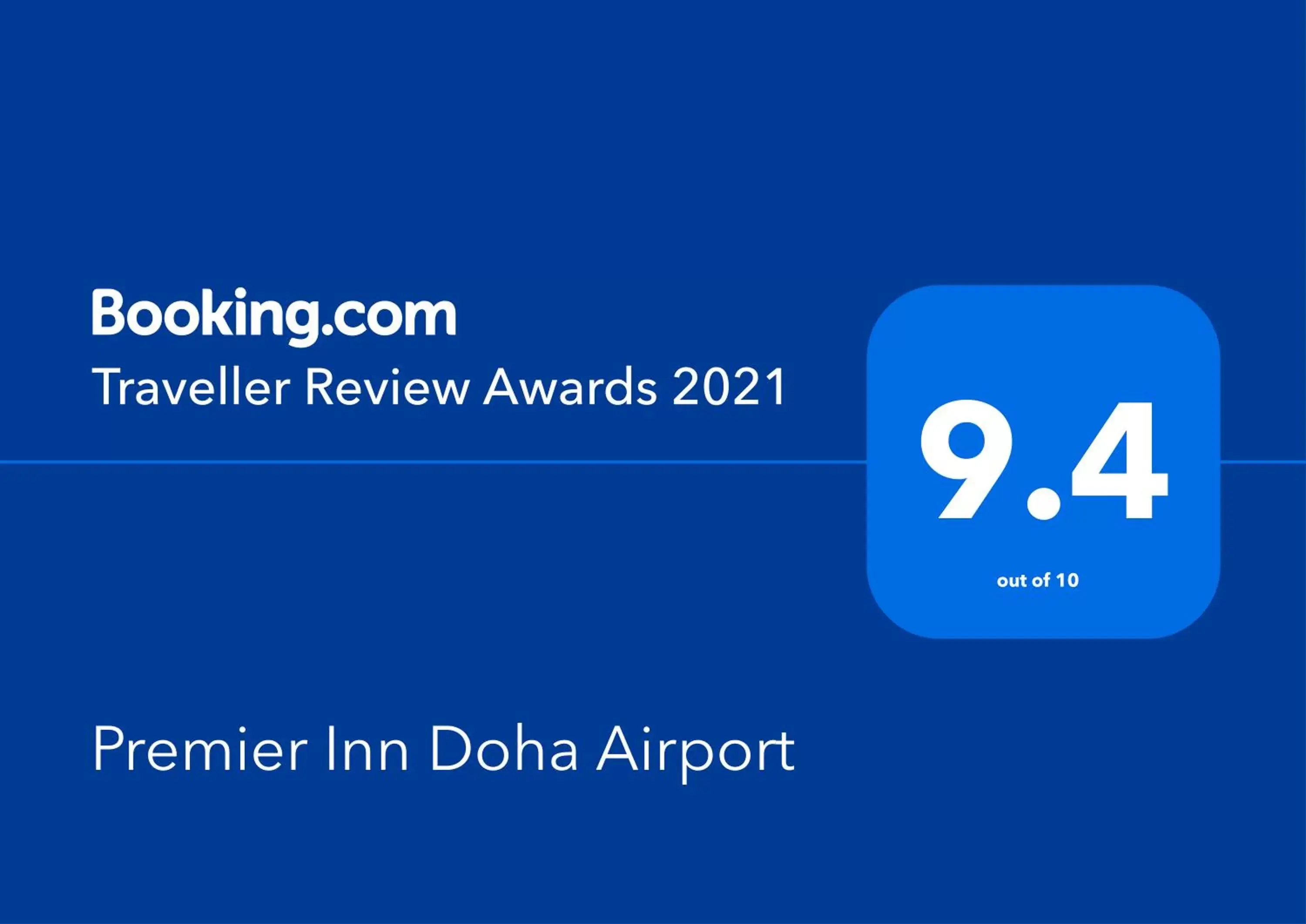 Certificate/Award, Logo/Certificate/Sign/Award in Premier Inn Doha Airport