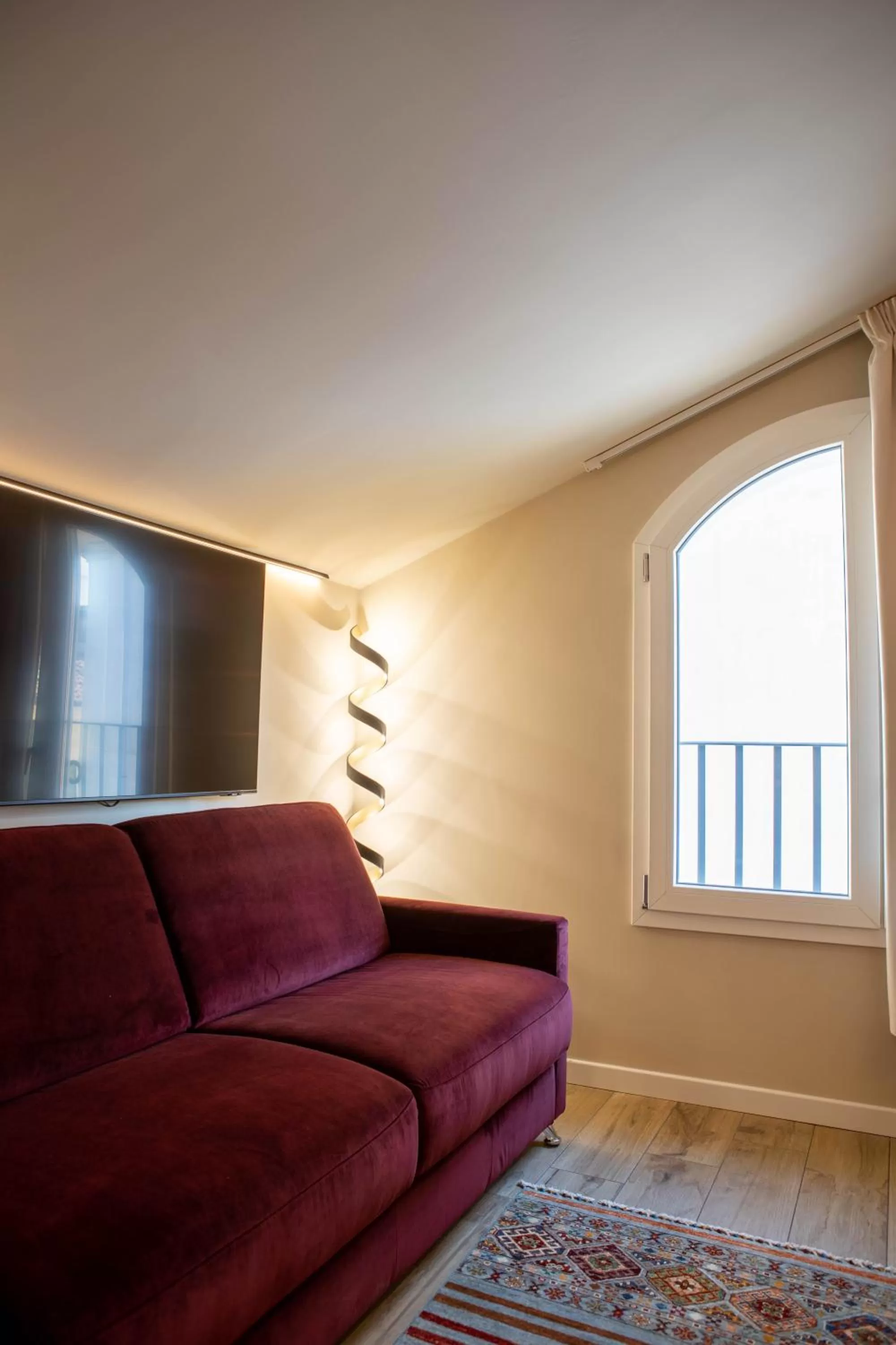 Seating area in Vespasiani Suites