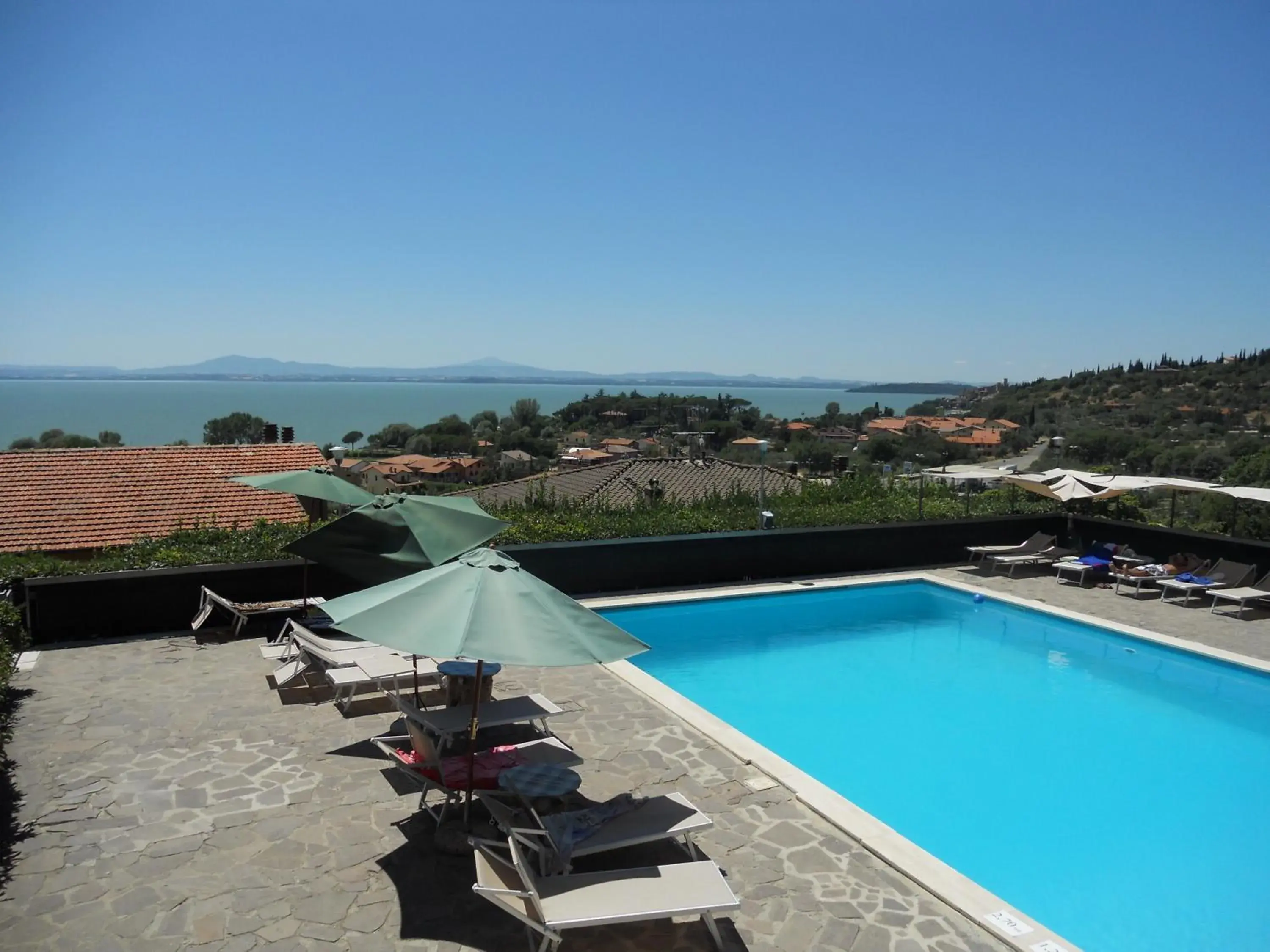 Pool View in Hotel Cavalieri