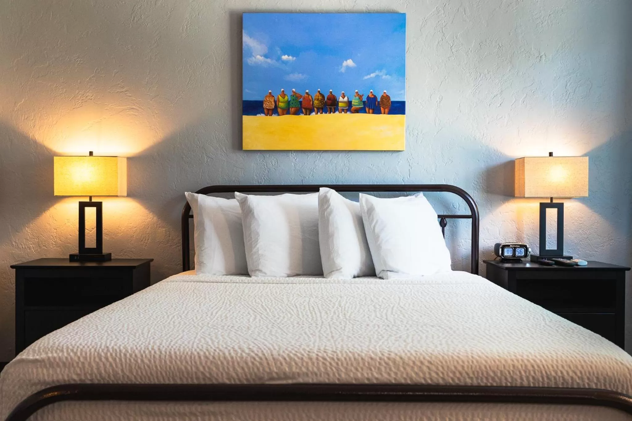 Bed in Sea Jay Motel and Marina