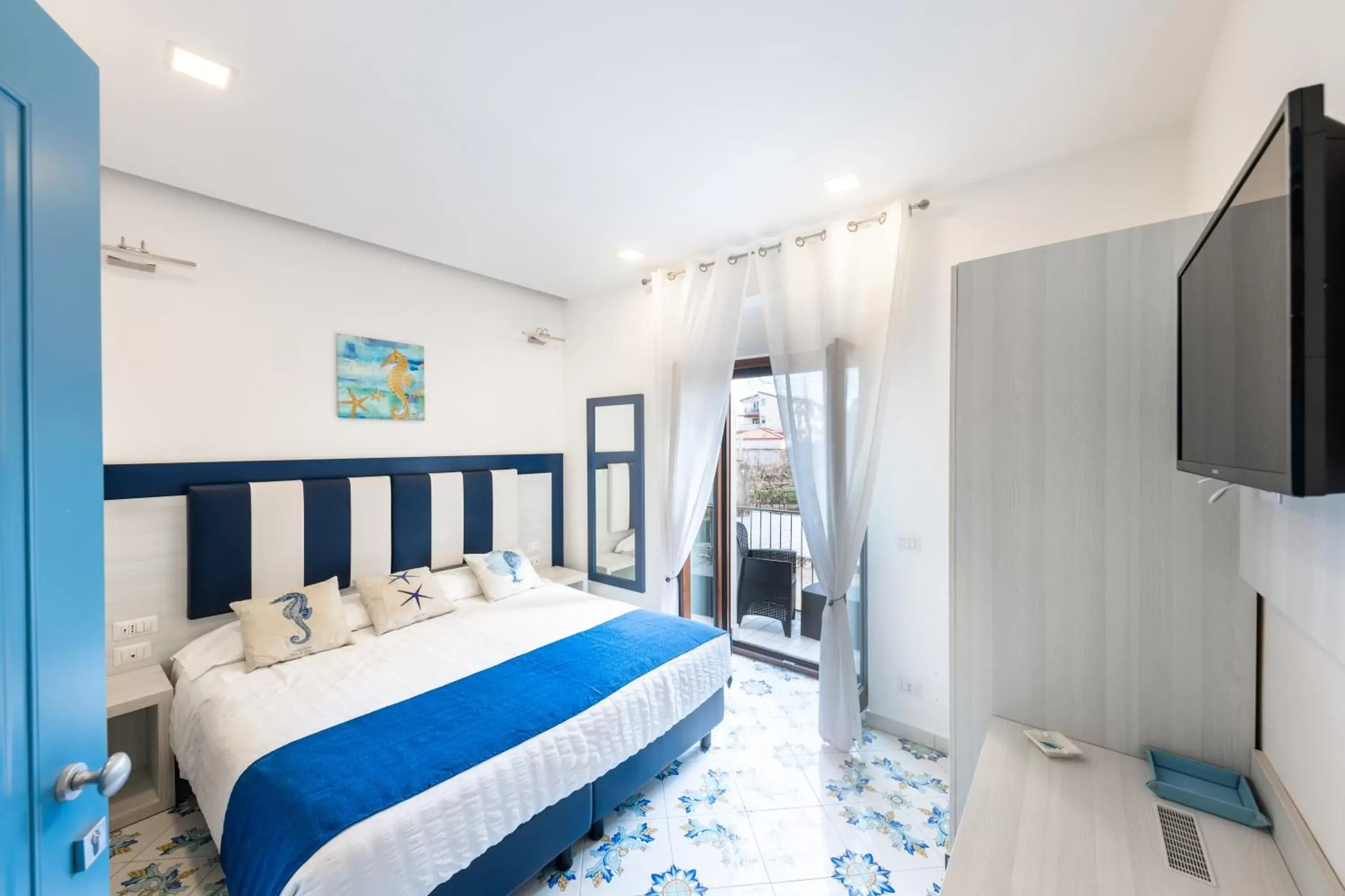 TV and multimedia, Bed in Costa Blu TV and multimedia, Bed in Costa Blu