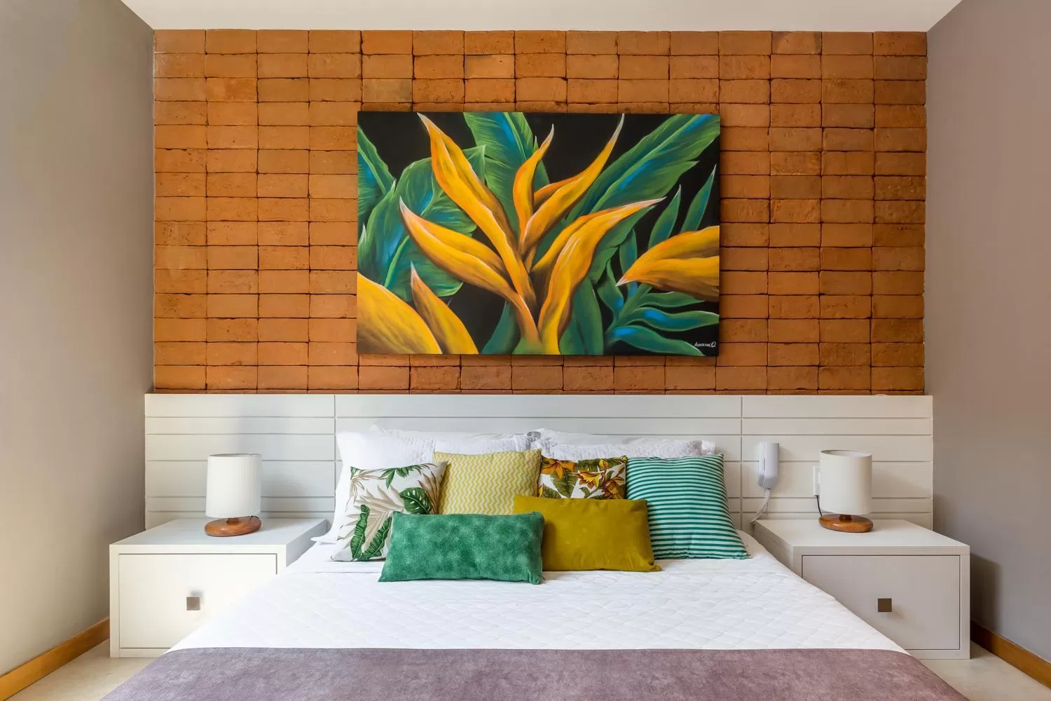 Bed in Bravo Pousada Design