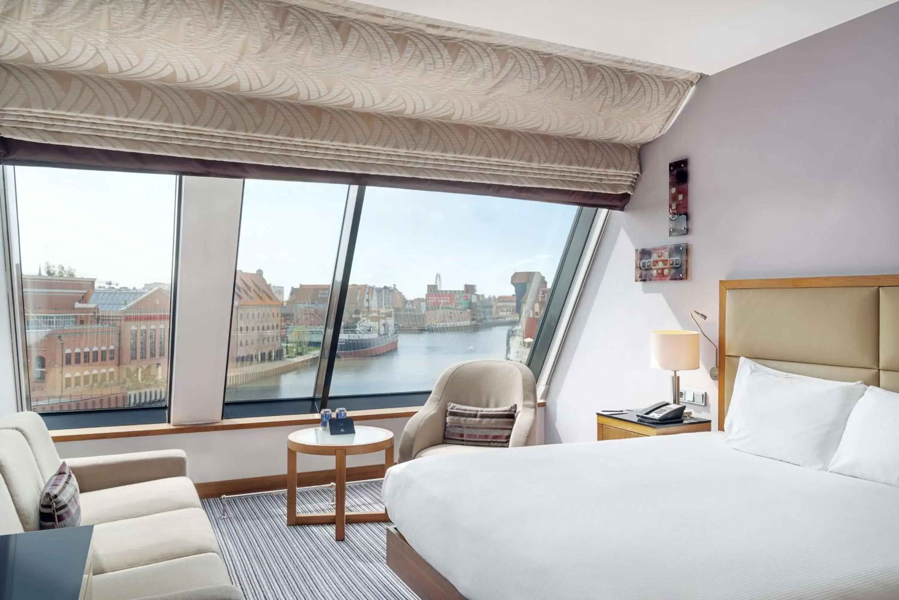Bed in Hilton Gdansk