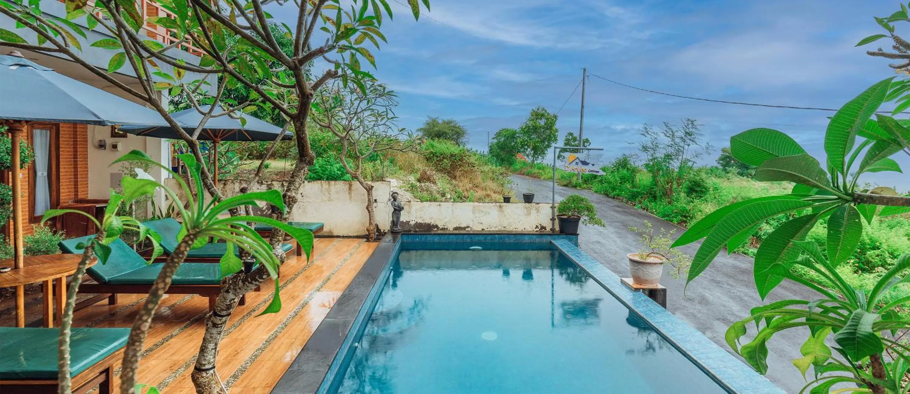 Pool view, Swimming Pool in D' Artha Cottage