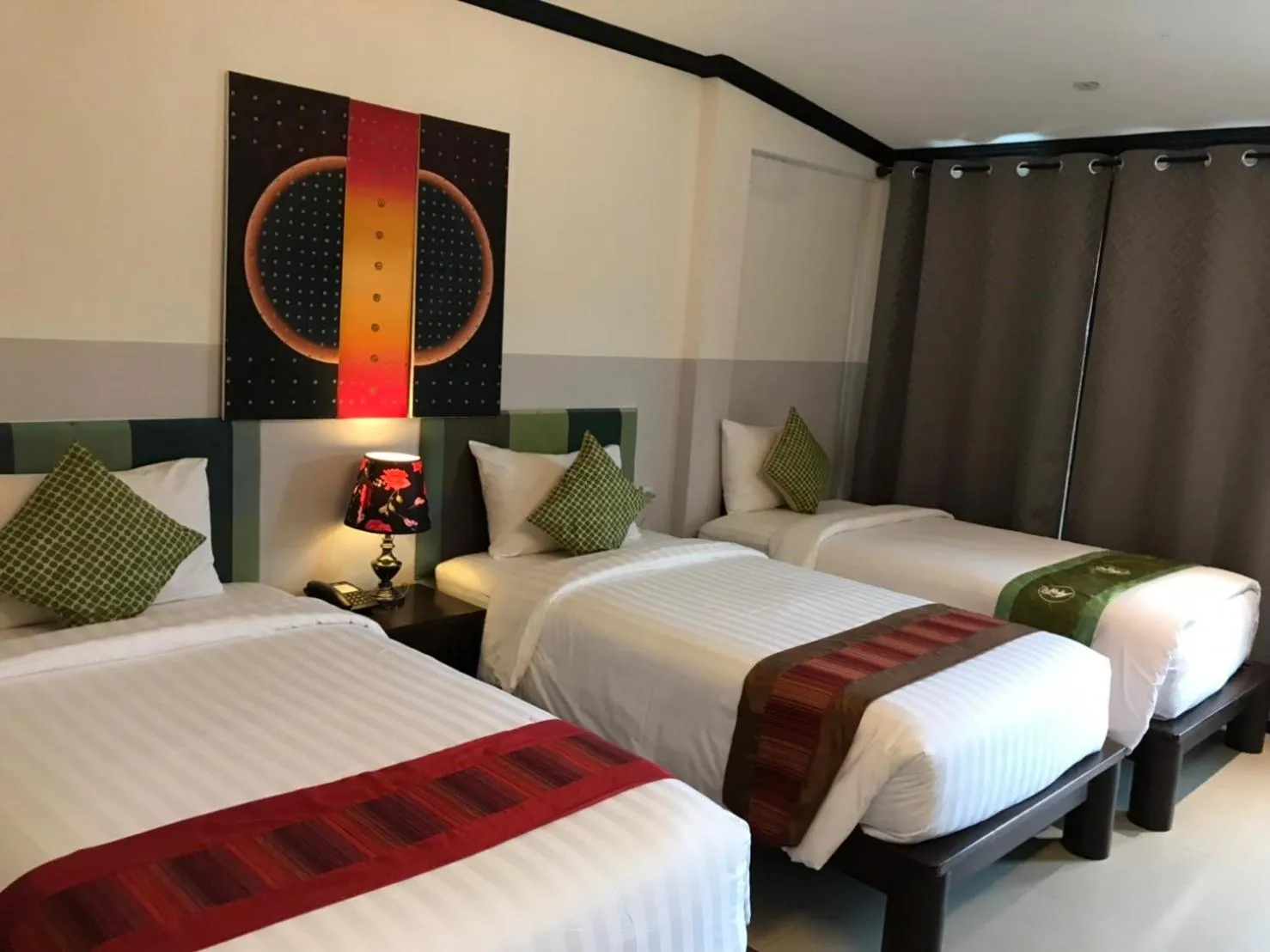 Bed in Queen Boutique Hotel Chaweng