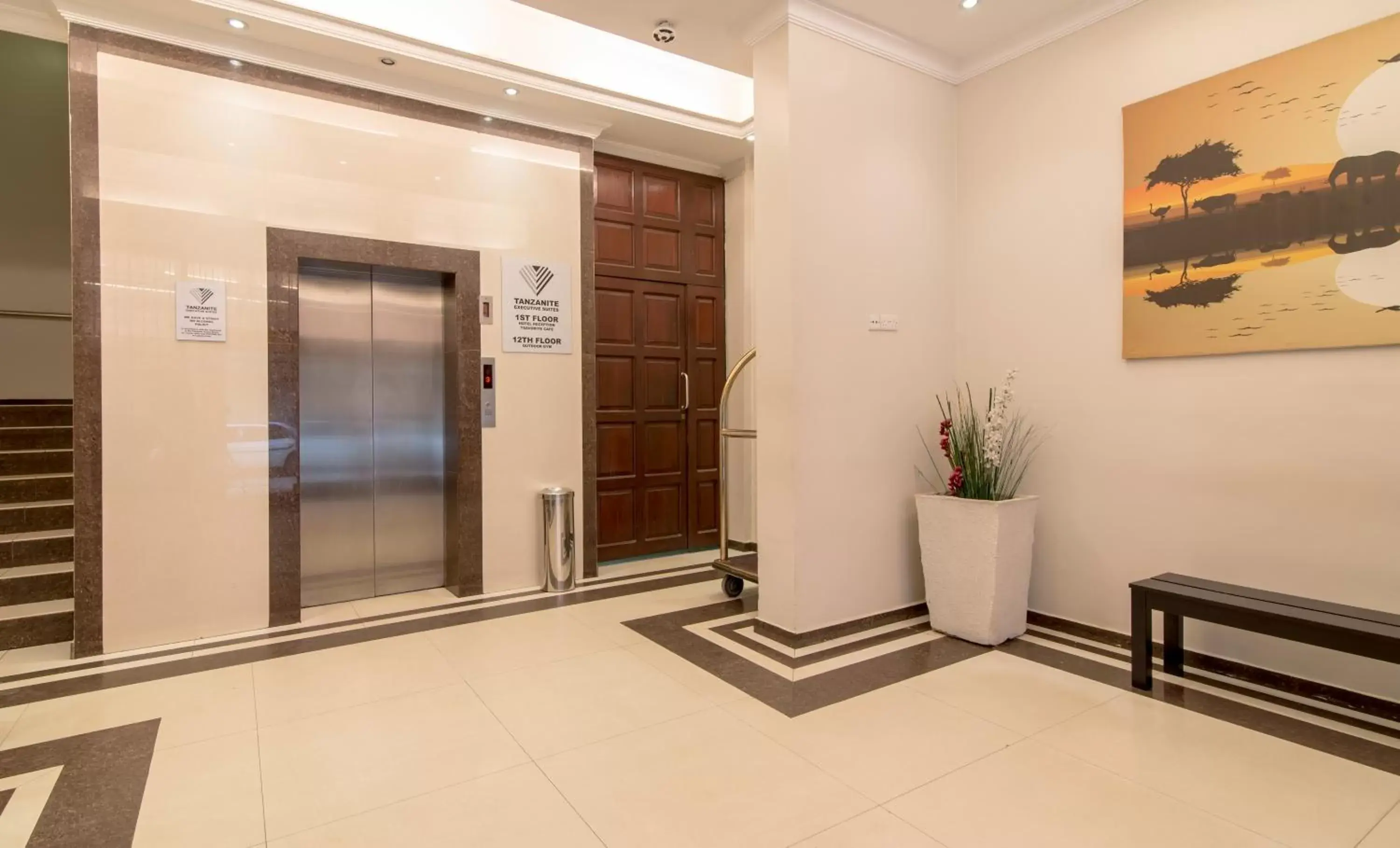 Lobby or reception in Tanzanite Executive Suites