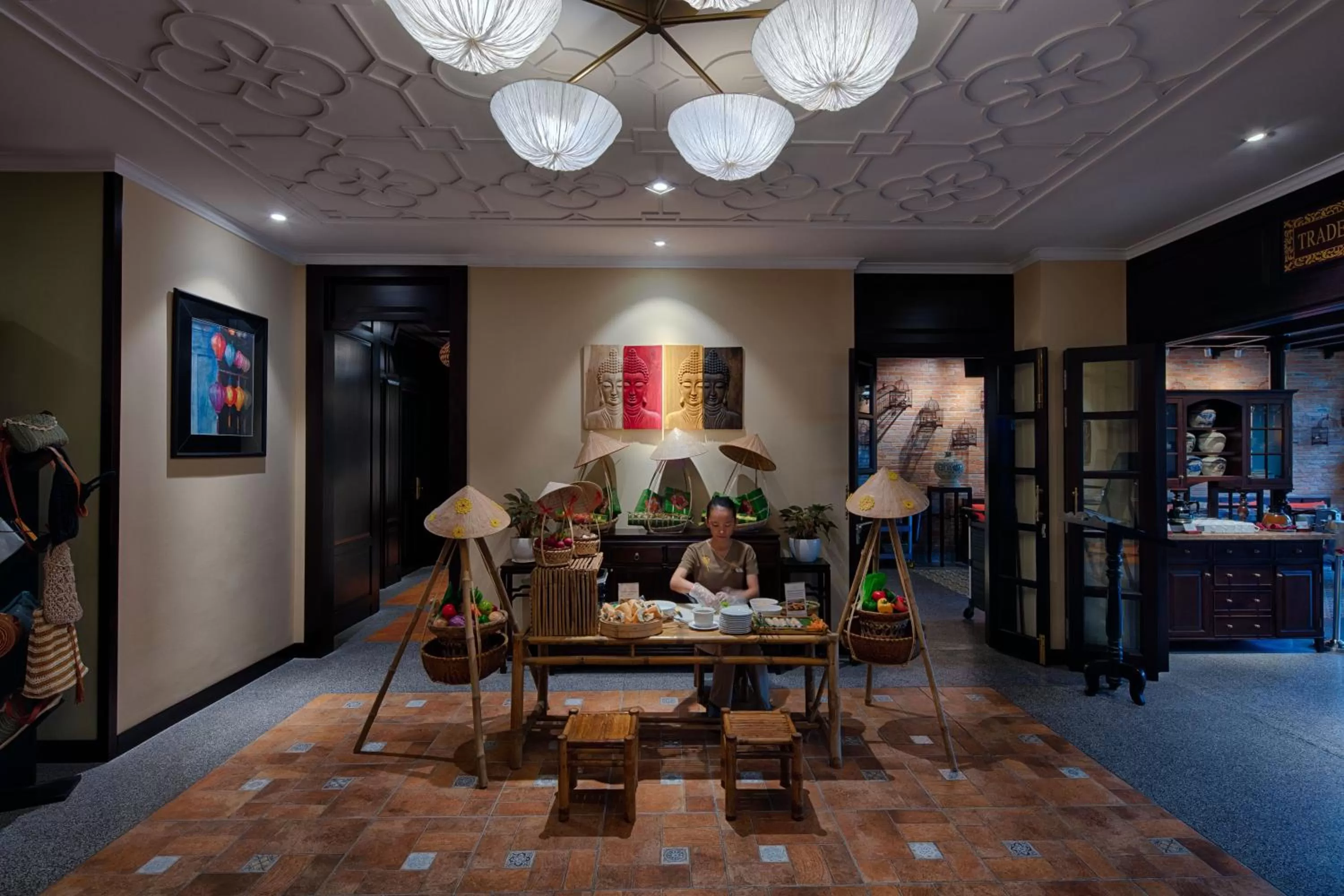 Lounge or bar in Little Riverside Hoi An . A Luxury Hotel & Spa