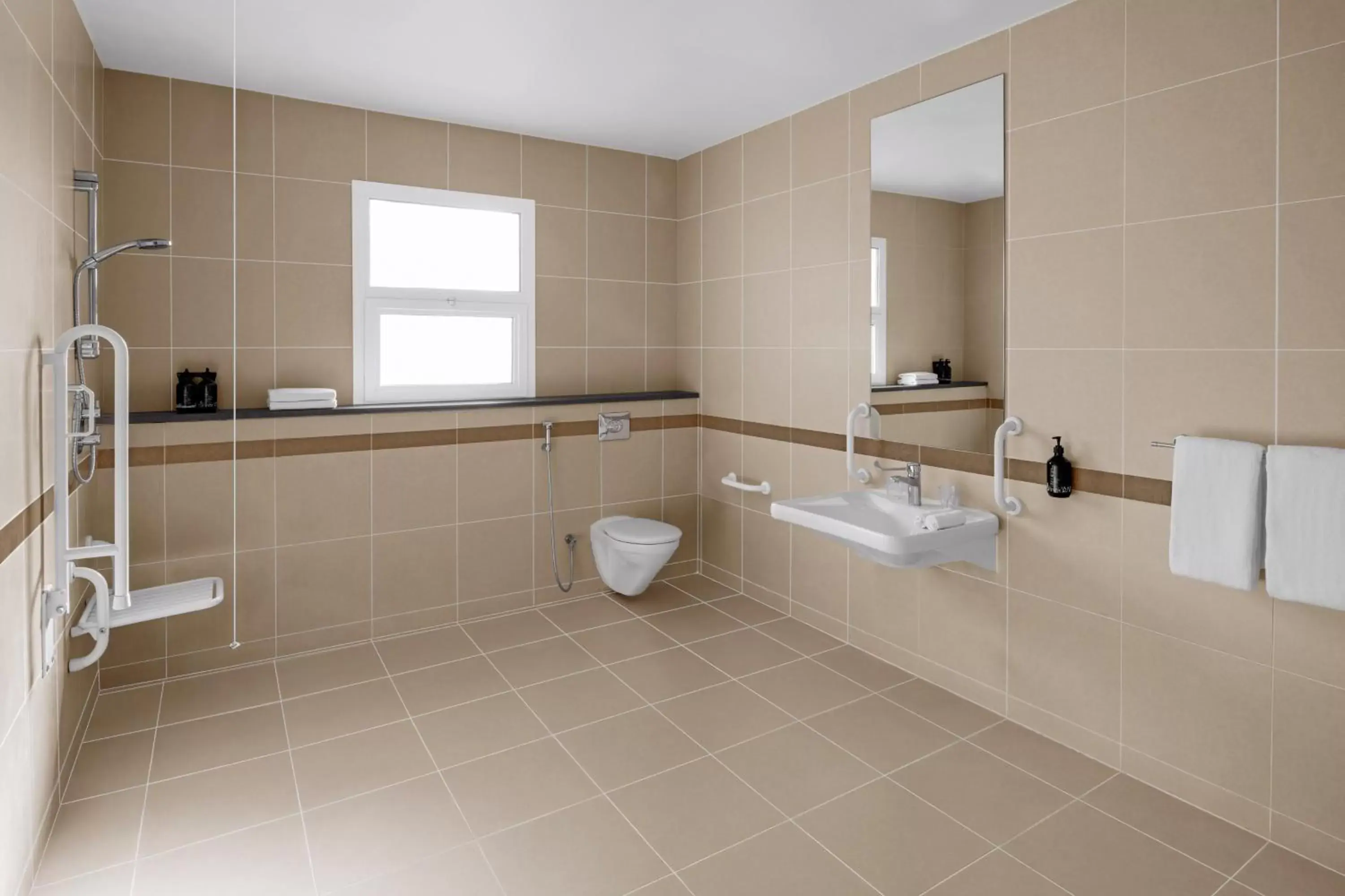 Bathroom in Holiday Inn Express Dubai Safa Park by IHG Bathroom in Holiday Inn Express Dubai Safa Park by IHG