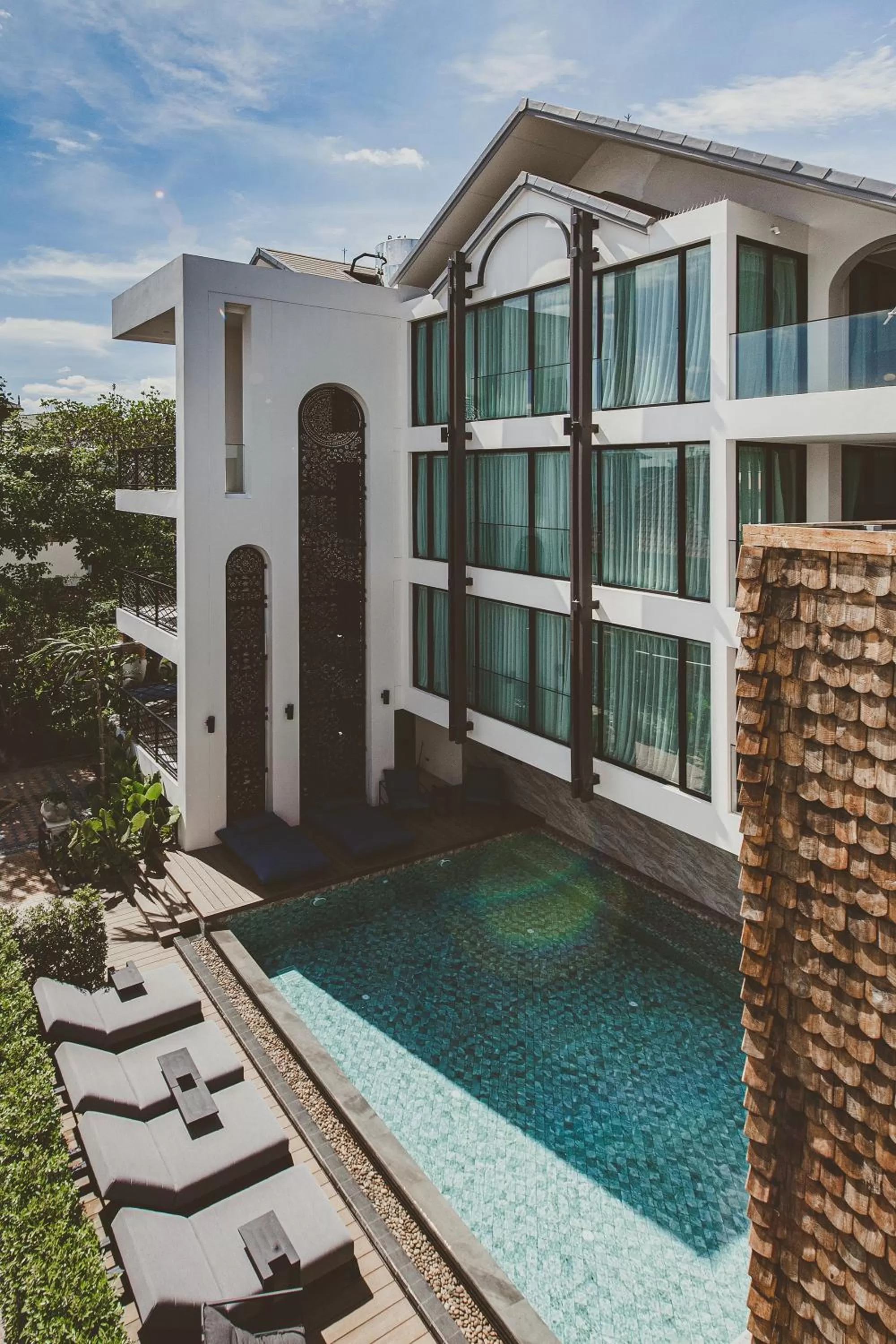 Pool view in THEE Vijit Lanna by TH District