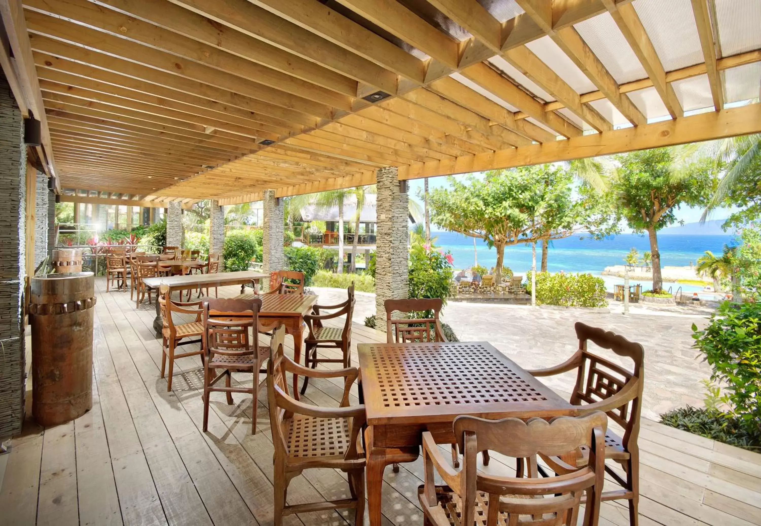 Patio, Restaurant/Places to Eat in Mithi Resort & Spa